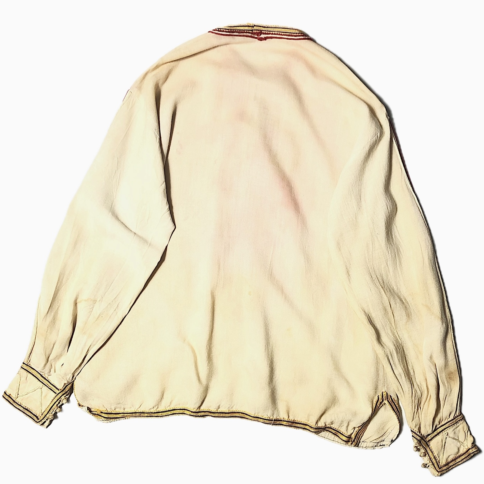 Vintage 60～70's Hippie Pullover Embroidered Shirt の画像 2