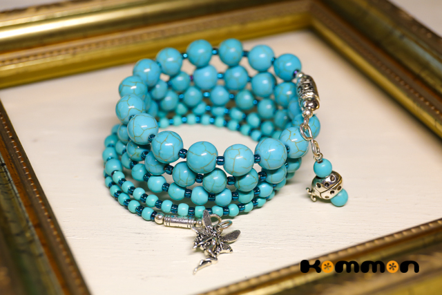 グラデーション・ターコイズうでわ