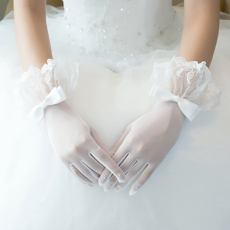 レースウェディンググローブ ショート Only My Wedding