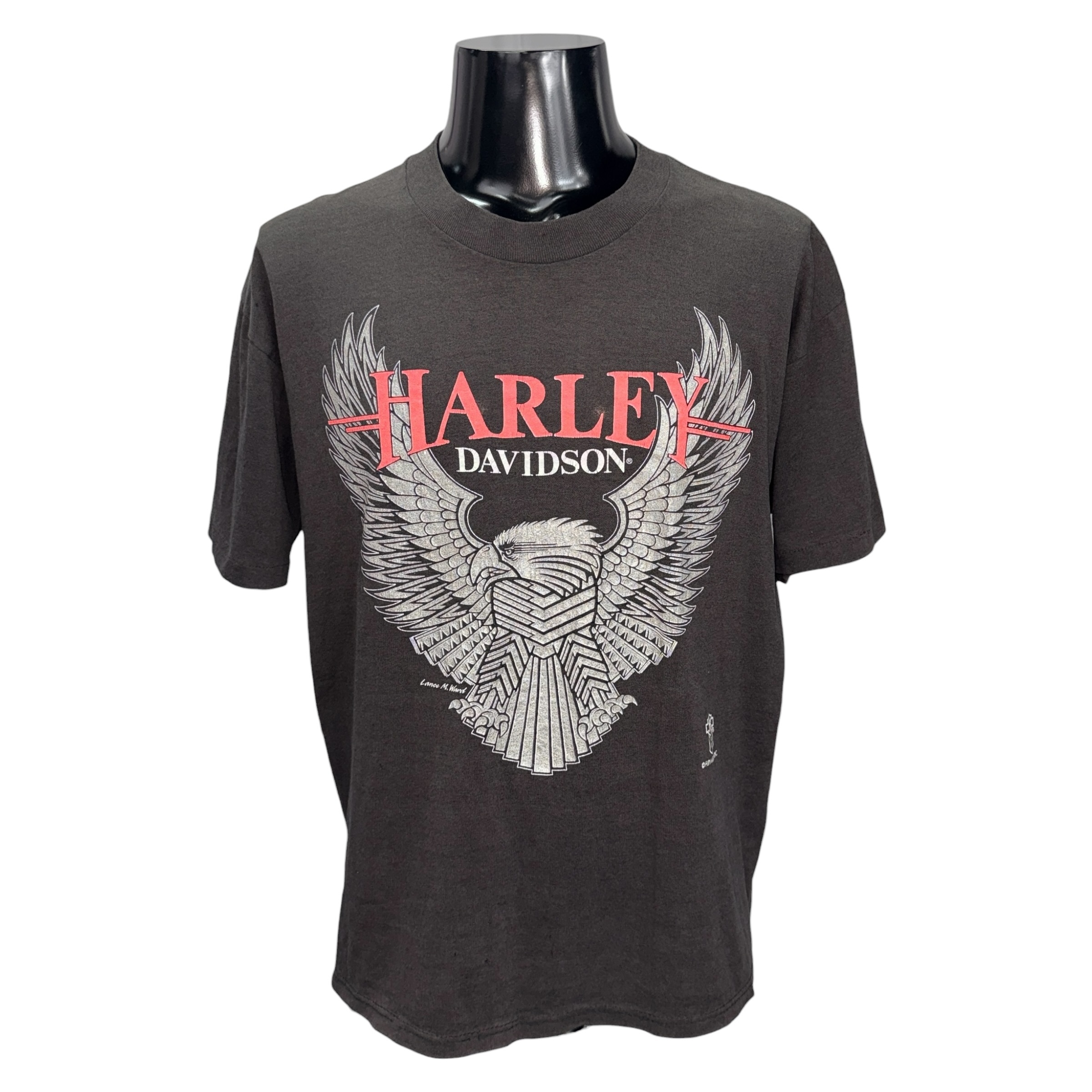 【HARLEY-DAVIDSON】ハーレーダビッドソン “LANCE M. WARD EAGLE” 90’s Vintage Tシャツ