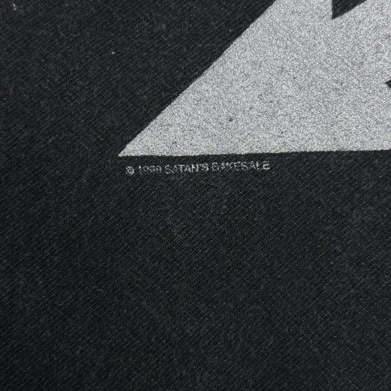MARILYN MANSON Raglan T-Shirt Black XL Boxy Fit Stripe Sleeve の画像 6