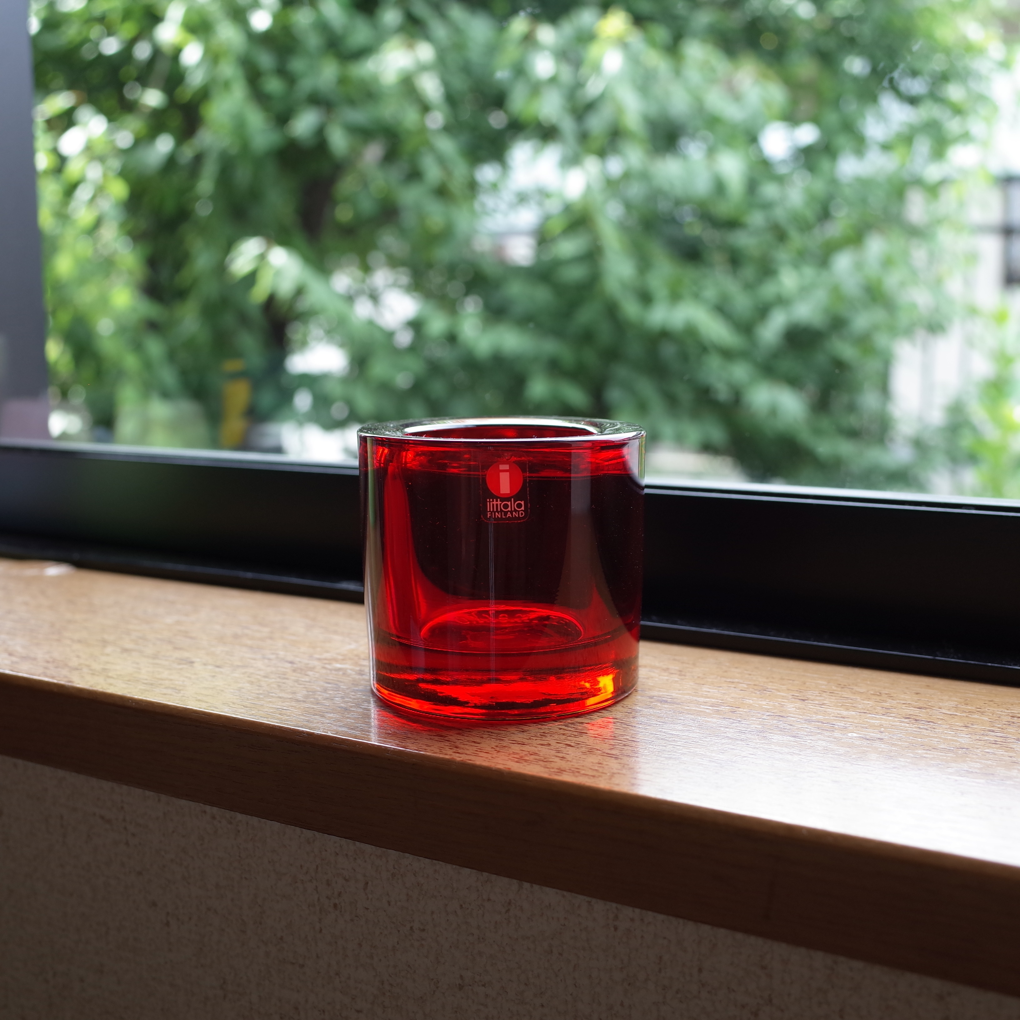 Iittala Marimekko Kivi Candleholder イッタラ マリメッコ キビ キャンドルホルダー レッド Hyvaa Matkaa ヒュバーマトカ 北欧ヴィンテージ 北欧雑貨