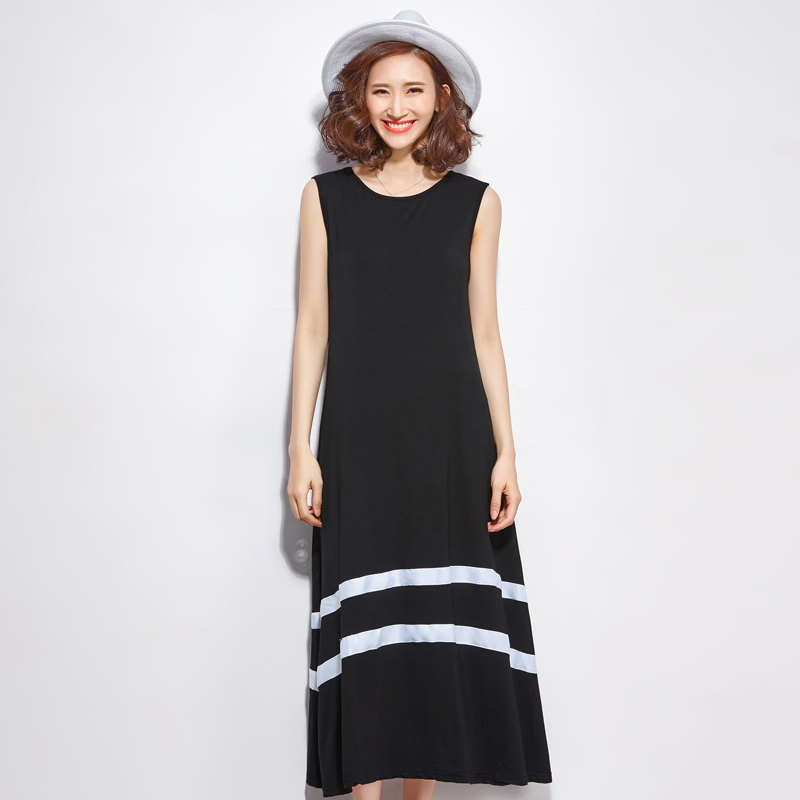 マキシワンピース ノースリーブレトロ風 クルーネック ワンピース シャツワンピース ロング丈 レディース長袖 大きいサイズ デニムシャツワンピース Tシャツ ワンピース秋 半袖 Ladys Paradise