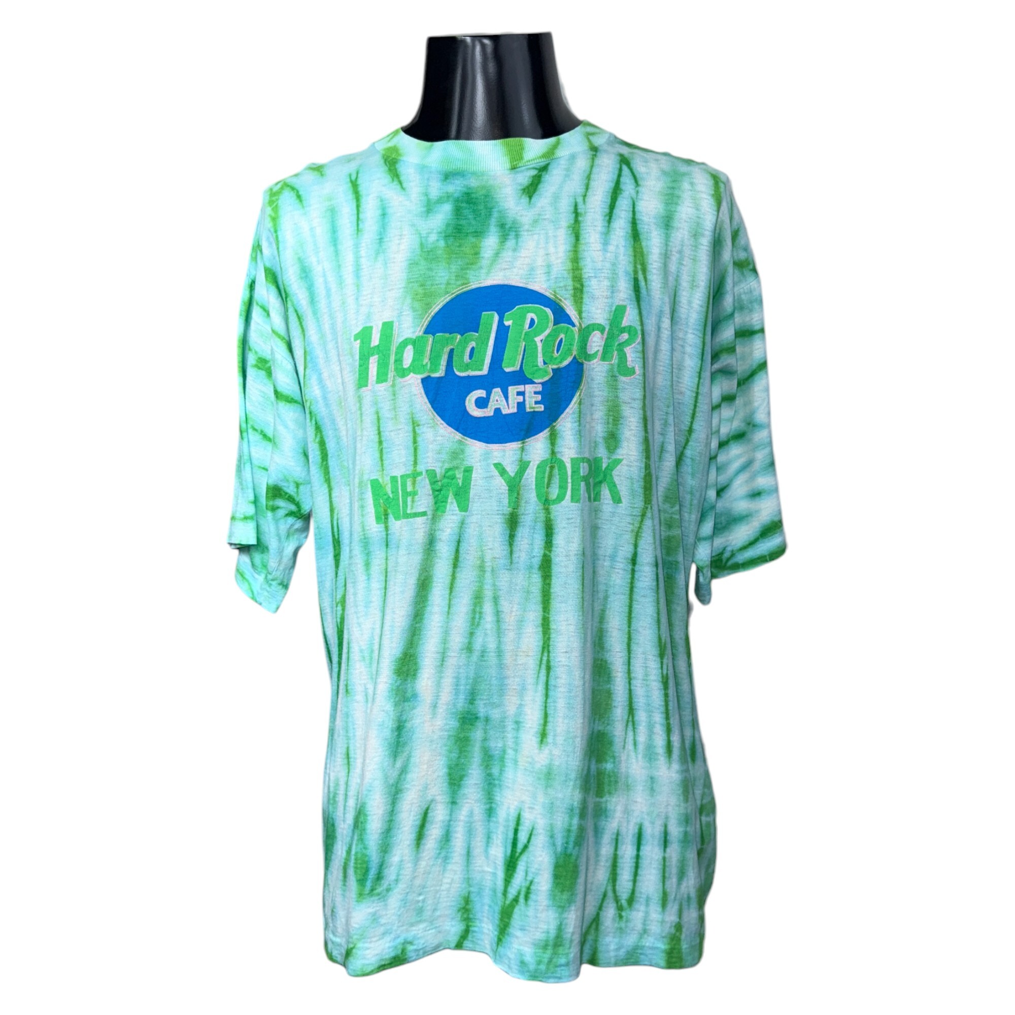 【Hard Rock CAFE】ハードロックカフェ NEW YORK タイダイ柄 Vintage Tシャツ XL相当