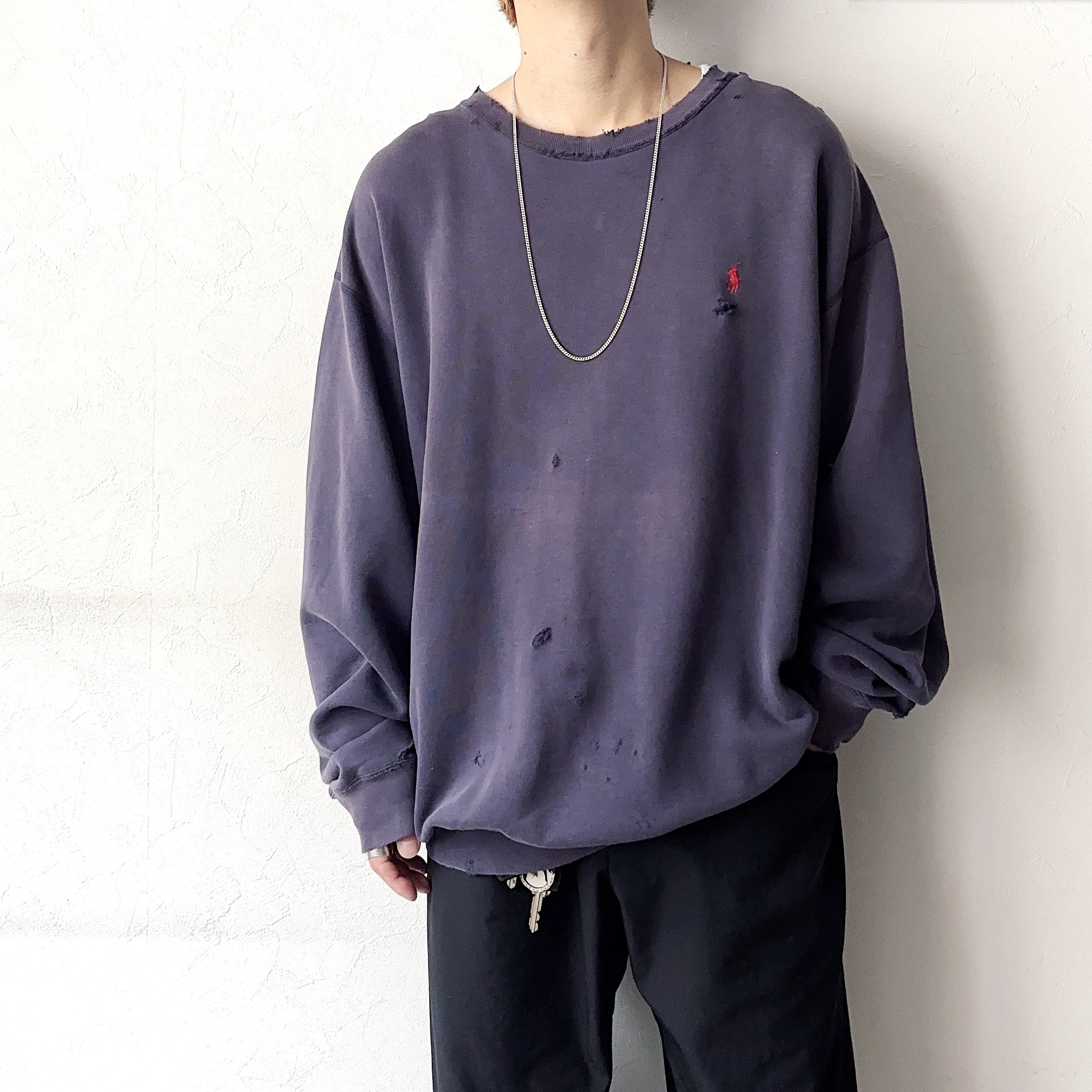 Vintage 90's【Polo by Ralph Lauren】Grunge Sweat の画像 3