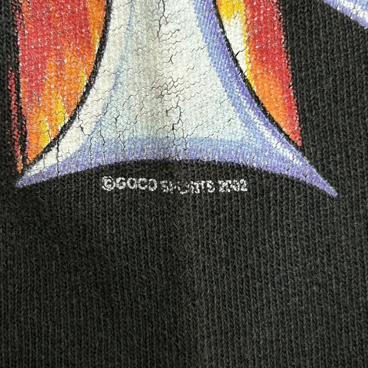 West Coast Choppers Flame Cross Long Sleeve T-Shirt Black DELTA Body M の画像 8