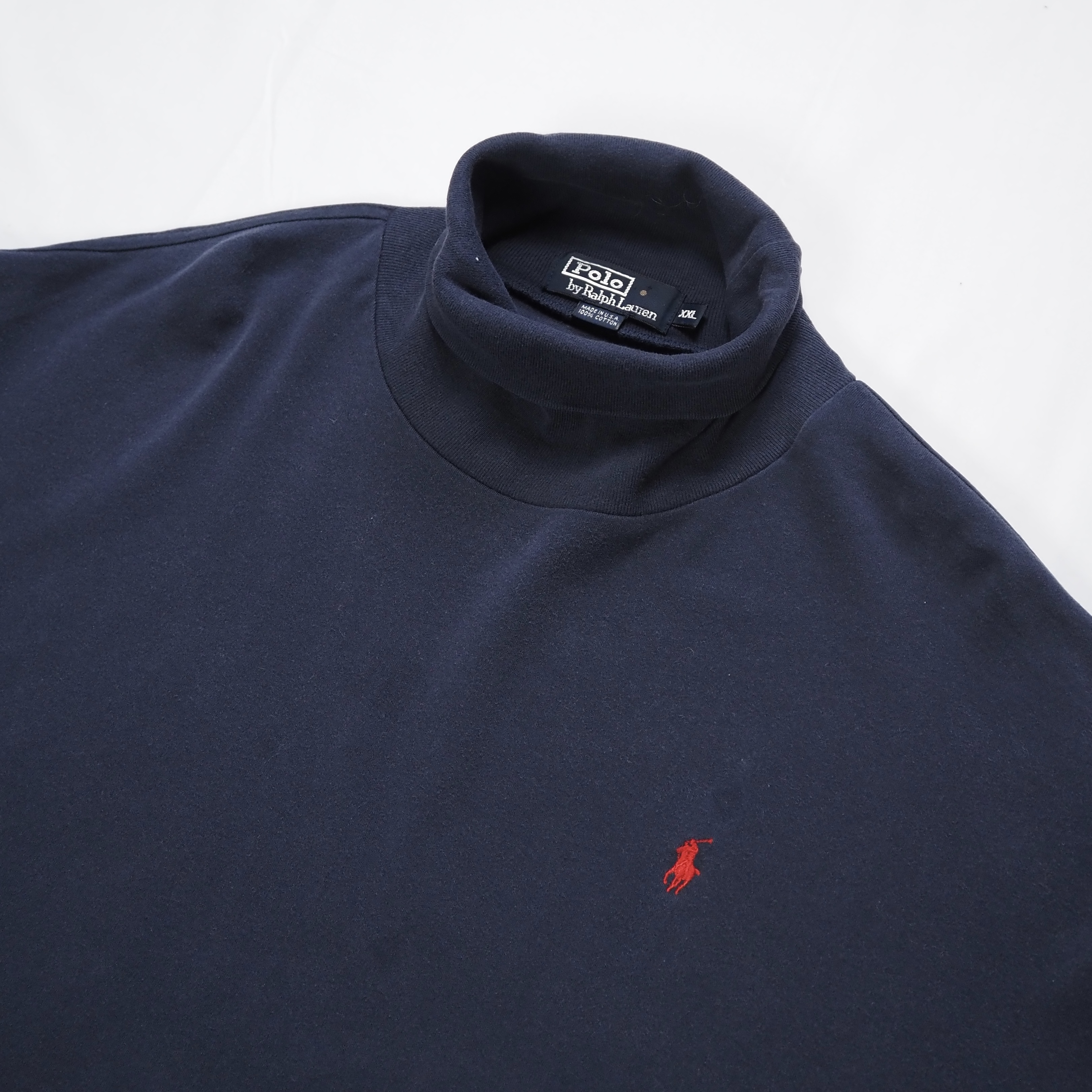 90’s Ralph Lauren タートルネック XXL ネイビー