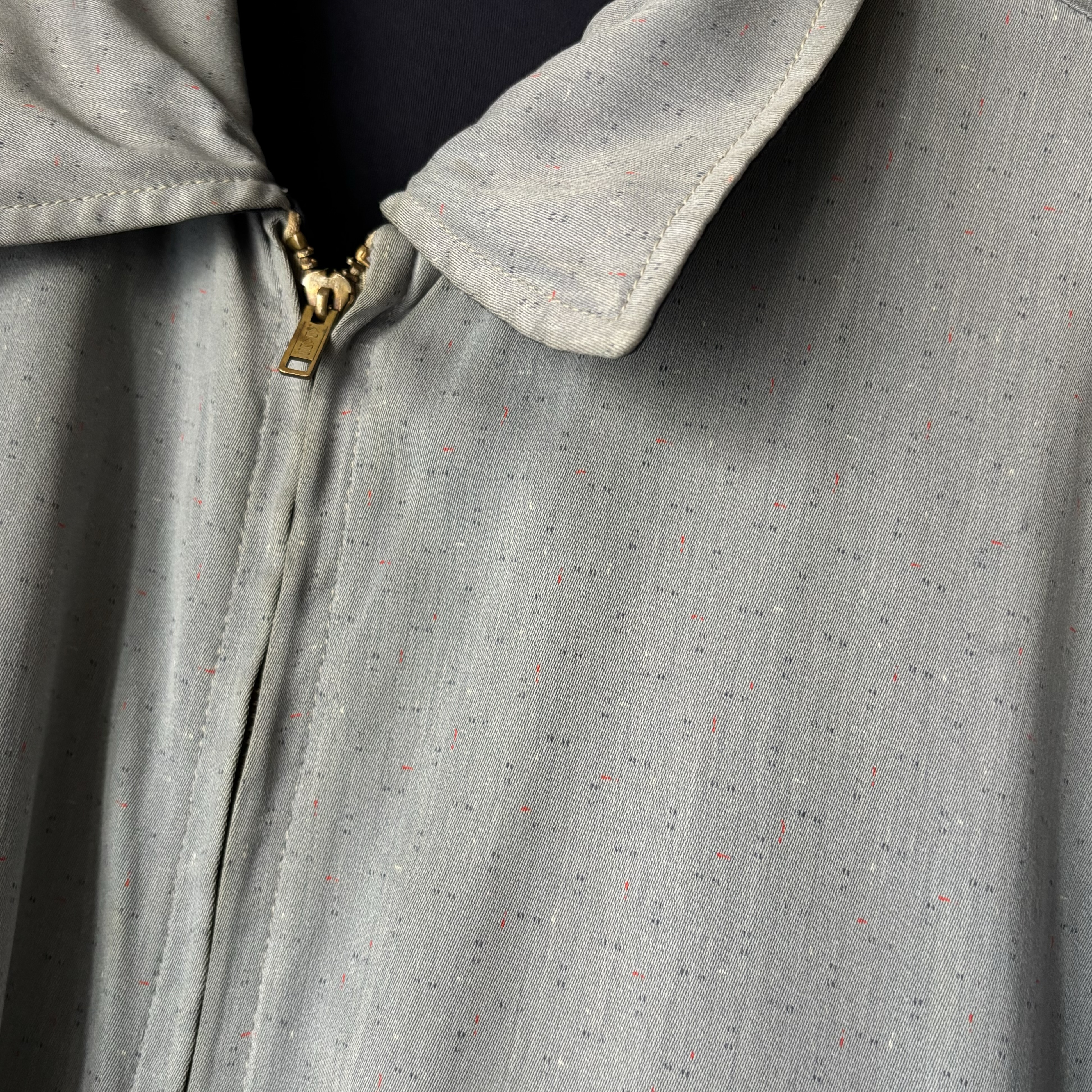 Vintage 50's Reversible Rayon Gabardine Jacket の画像 9