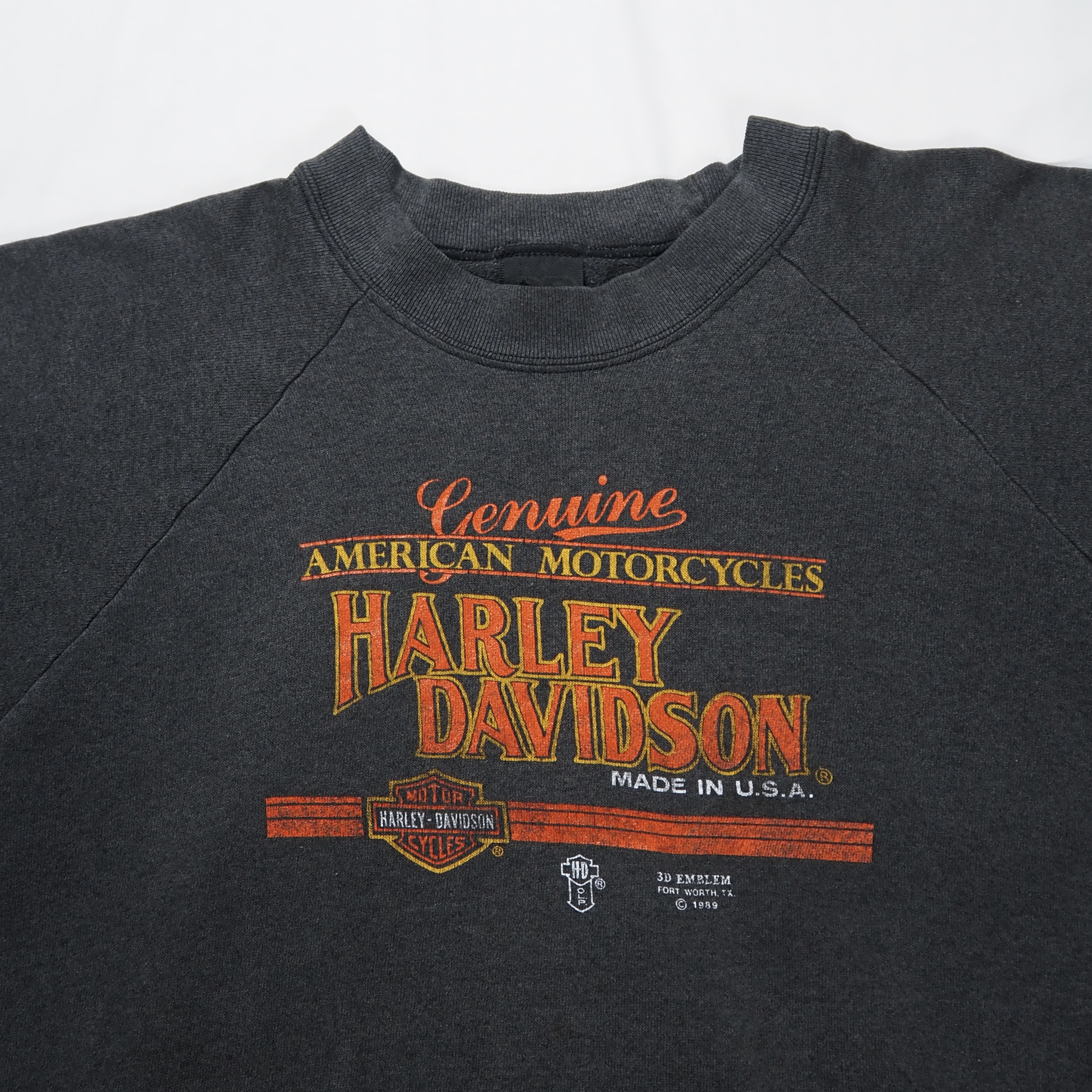 80’s Harley-Davidson 3Dエンブレム スウェット の画像 6