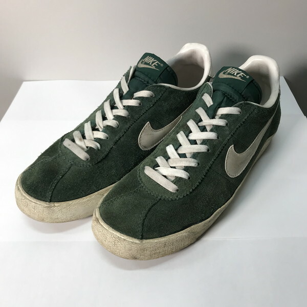 90 S Nike ナイキ Bruin ブルイン スエード 緑 グリーン 94年 Us8 タイ製 初期復刻 リペア有 縦nike 希少 ヴィンテージ Agito Vintage