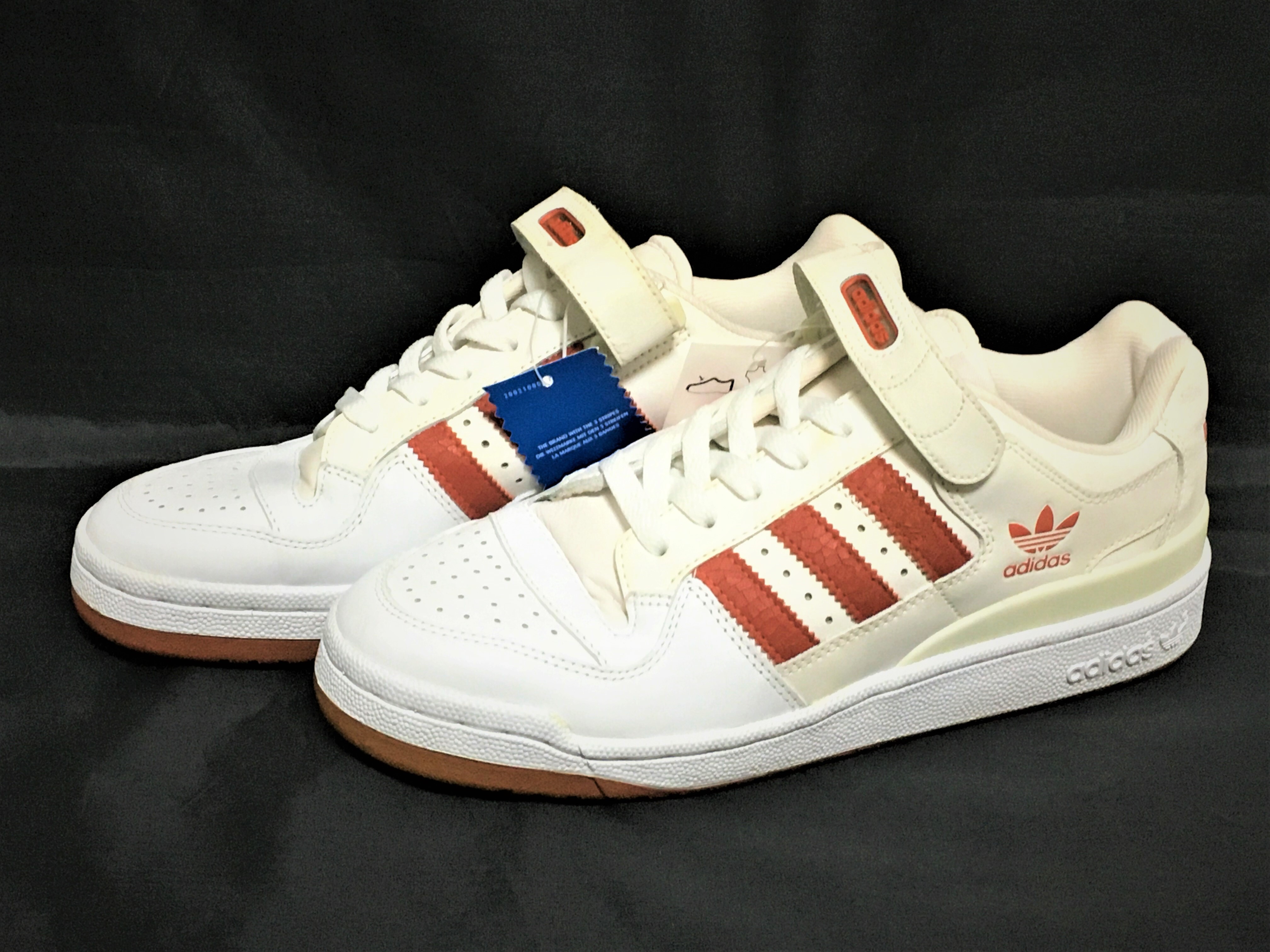 Adidas アディダス Forum フォーラム 白 オレンジ Freestars