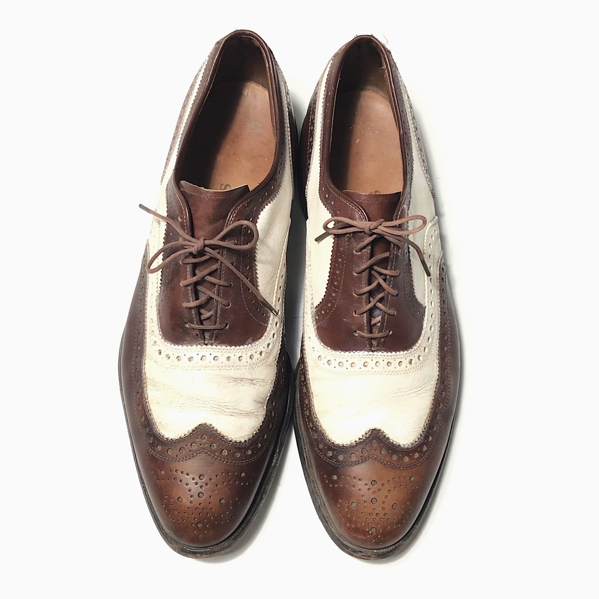 Vintage【Allen Edmonds】Wing Tip Leather Shoes の画像 2