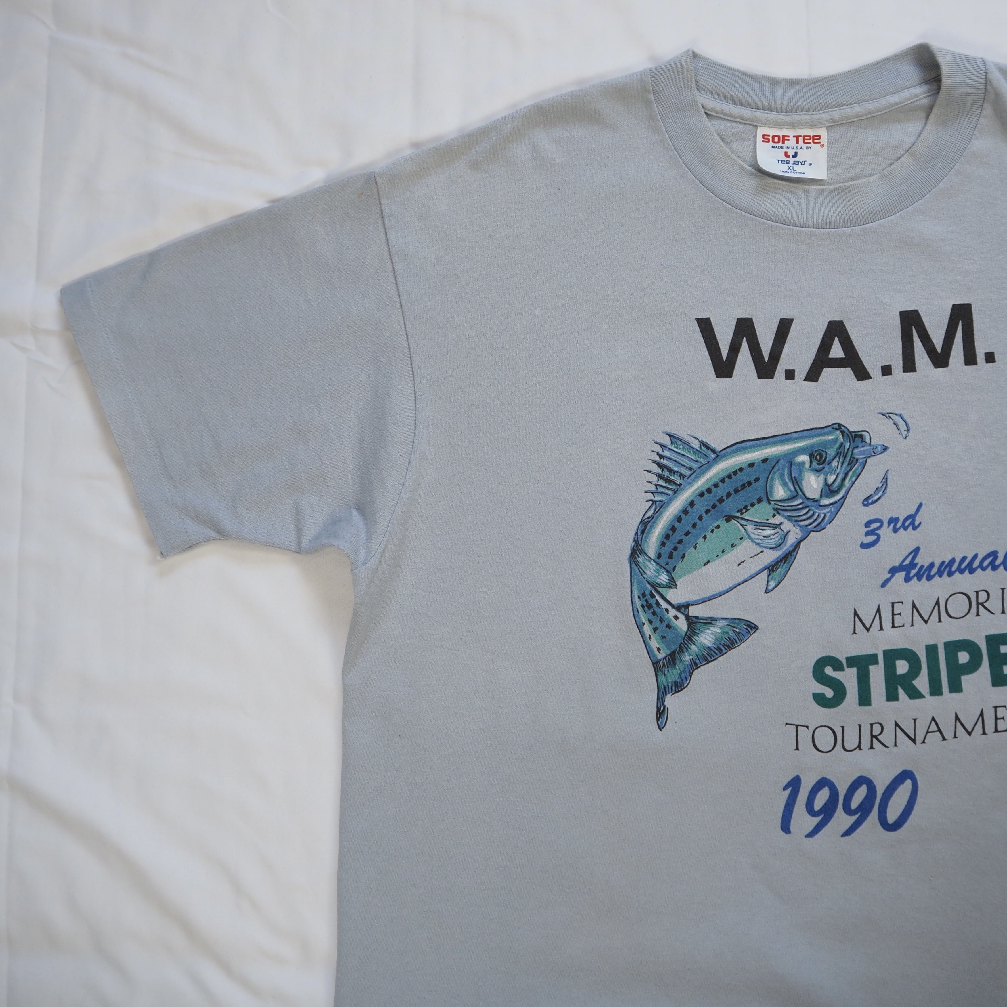 90’s Sof Tee 魚Tシャツ XL アメリカ製 の画像 3