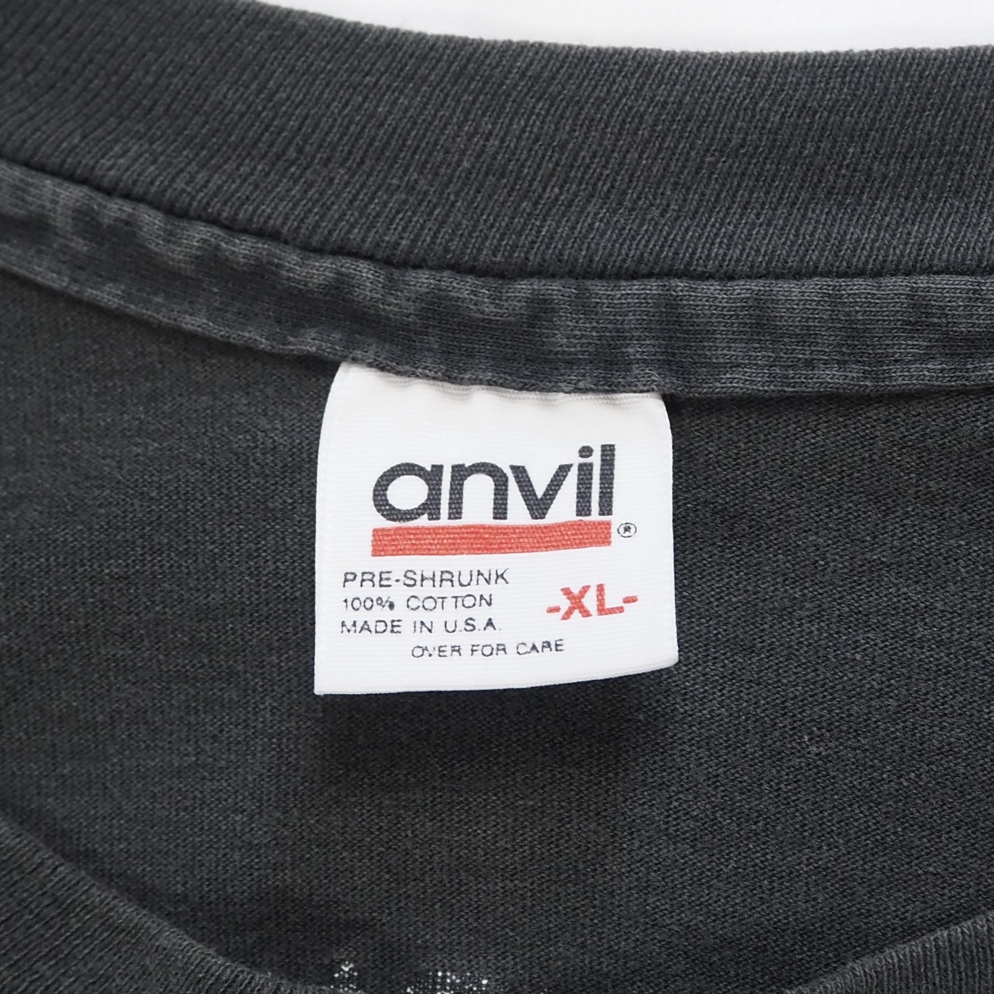 90’s Anvil Tシャツ 寿司 ブラックフェード の画像 12