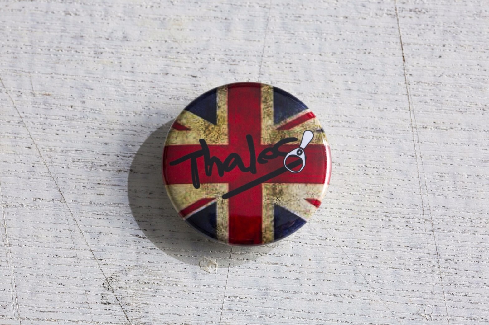 缶バッチ ユニオンジャック イギリス国旗 Thales 缶バッチ ユニオンジャック イギリス国旗 Thales