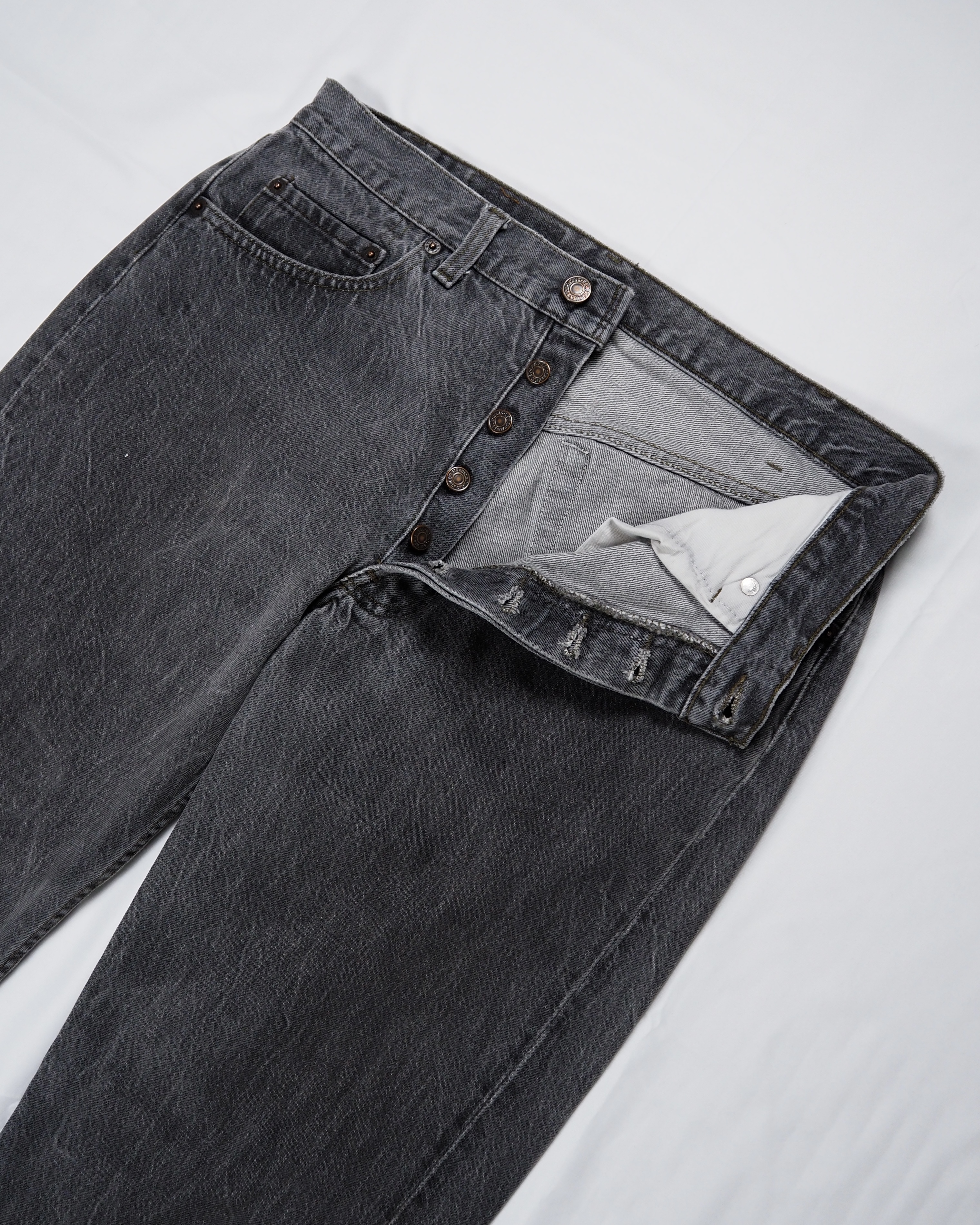 80’s Levi’s 501 先染めブラックデニム 実寸32×29 ゴールデンサイズ！ の画像 9
