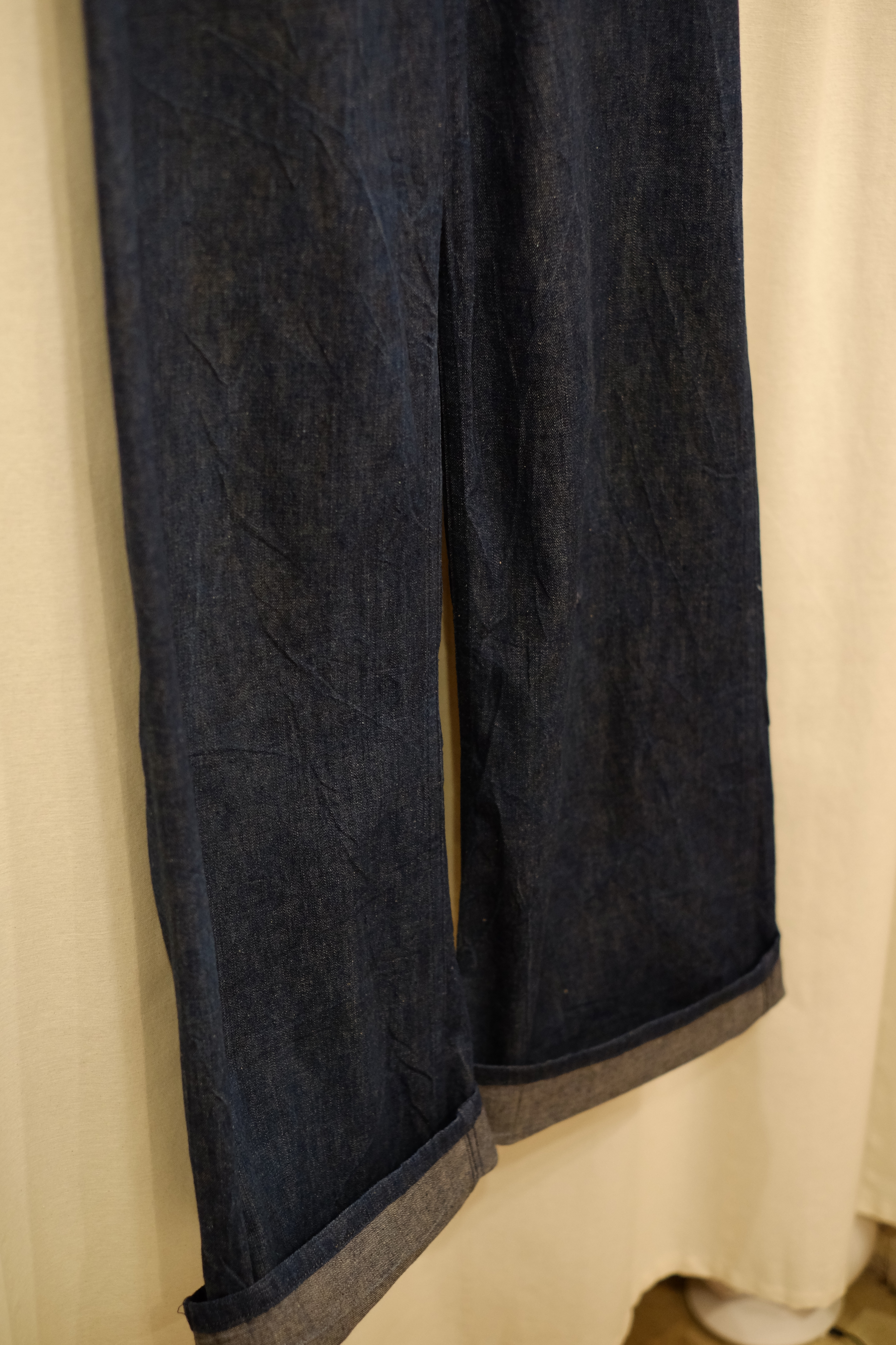 60s US NAVY denim sailor flare pants の画像 12