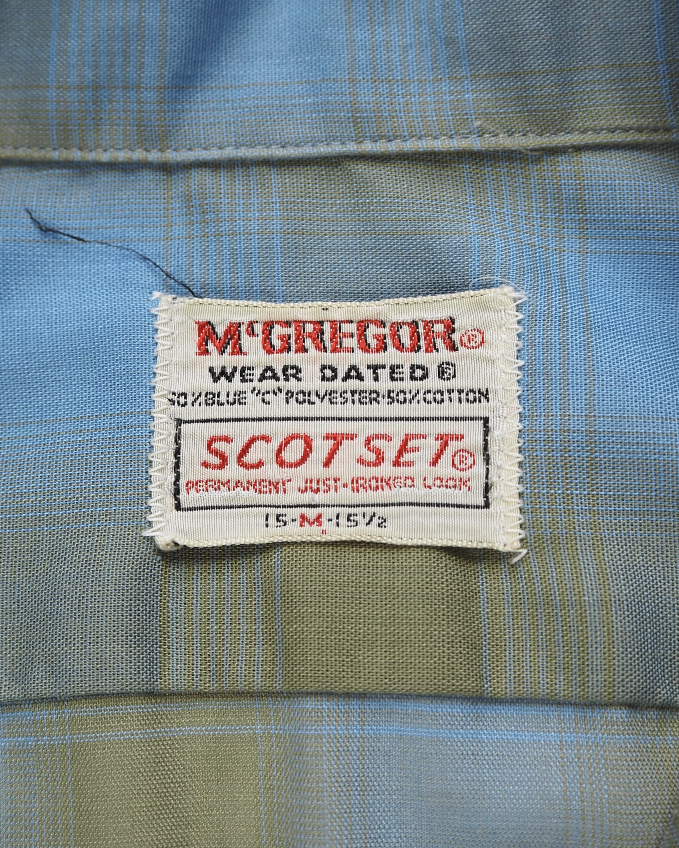 60’s McGregor オンブレシャツ ポリコットン の画像 4