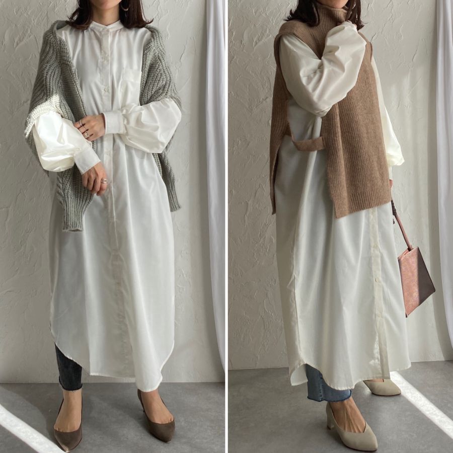 即納 予約 バルーンスリーブ スタンドカラー ガウン シャツワンピース She S Closet 即納 予約 バルーンスリーブ スタンドカラー ガウン シャツワンピース She S Closet