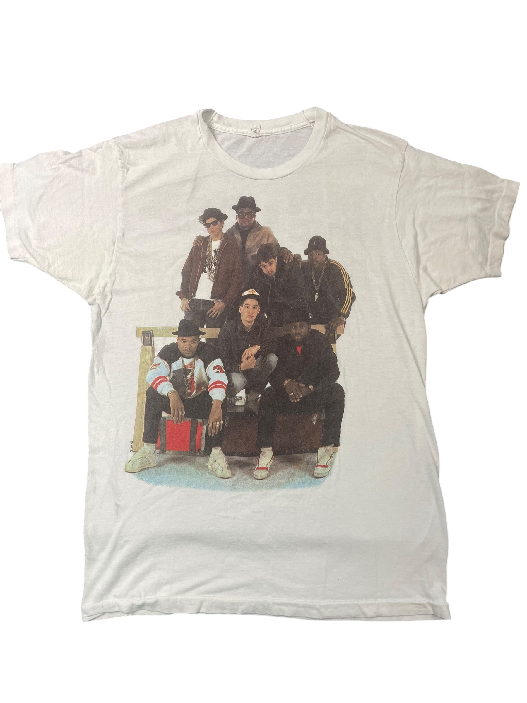【RUN DMC × BEASTIE BOYS】ランディーエムシー × ビースティーボーイズ 80’s vintage Tシャツ L
