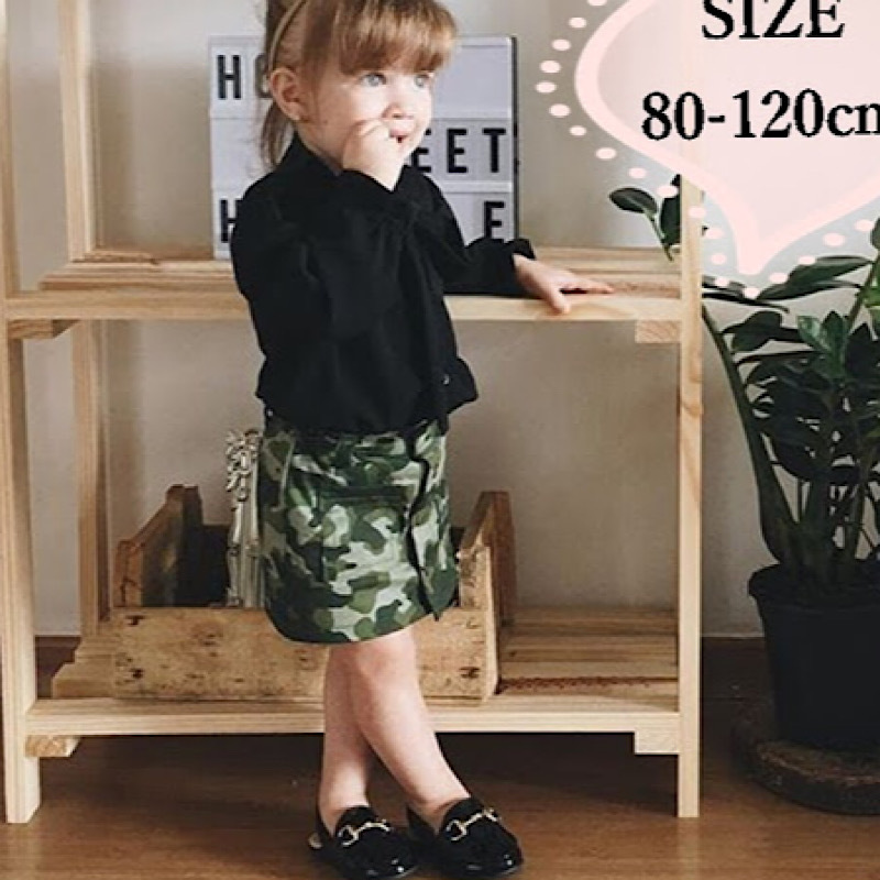 子供服 セットアップ 女の子 Tシャツ スカート 2点セット ベビー キッズ コットン 80 1 Ys7 海外子供服専門通販サイト リーファ