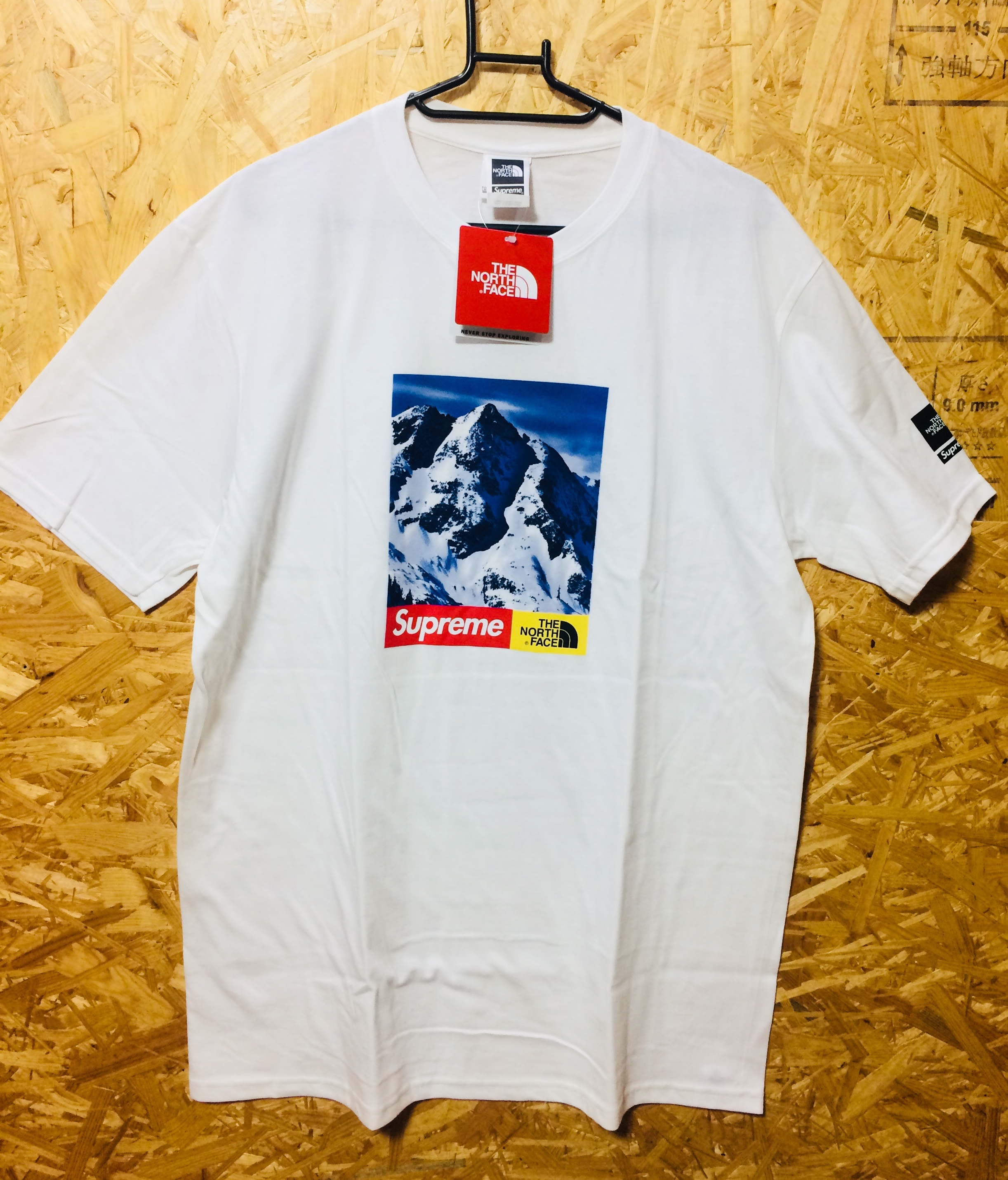 Supreme ノースフェイス　tシャツ