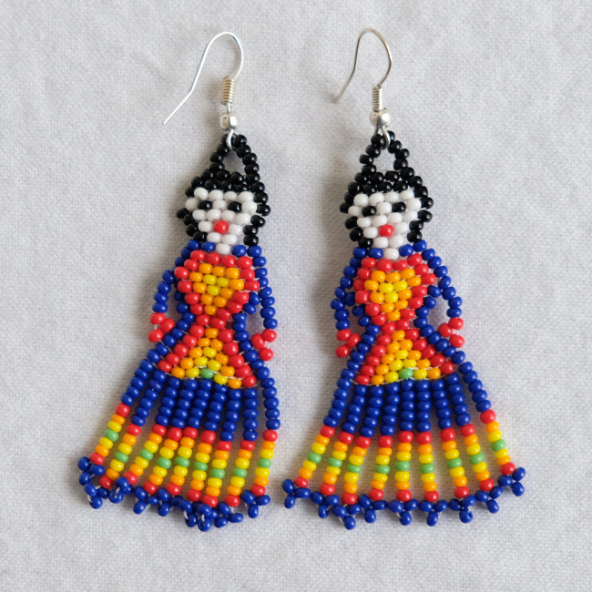 ビーズピアス女の子 2m Mexico メキシコ Journey