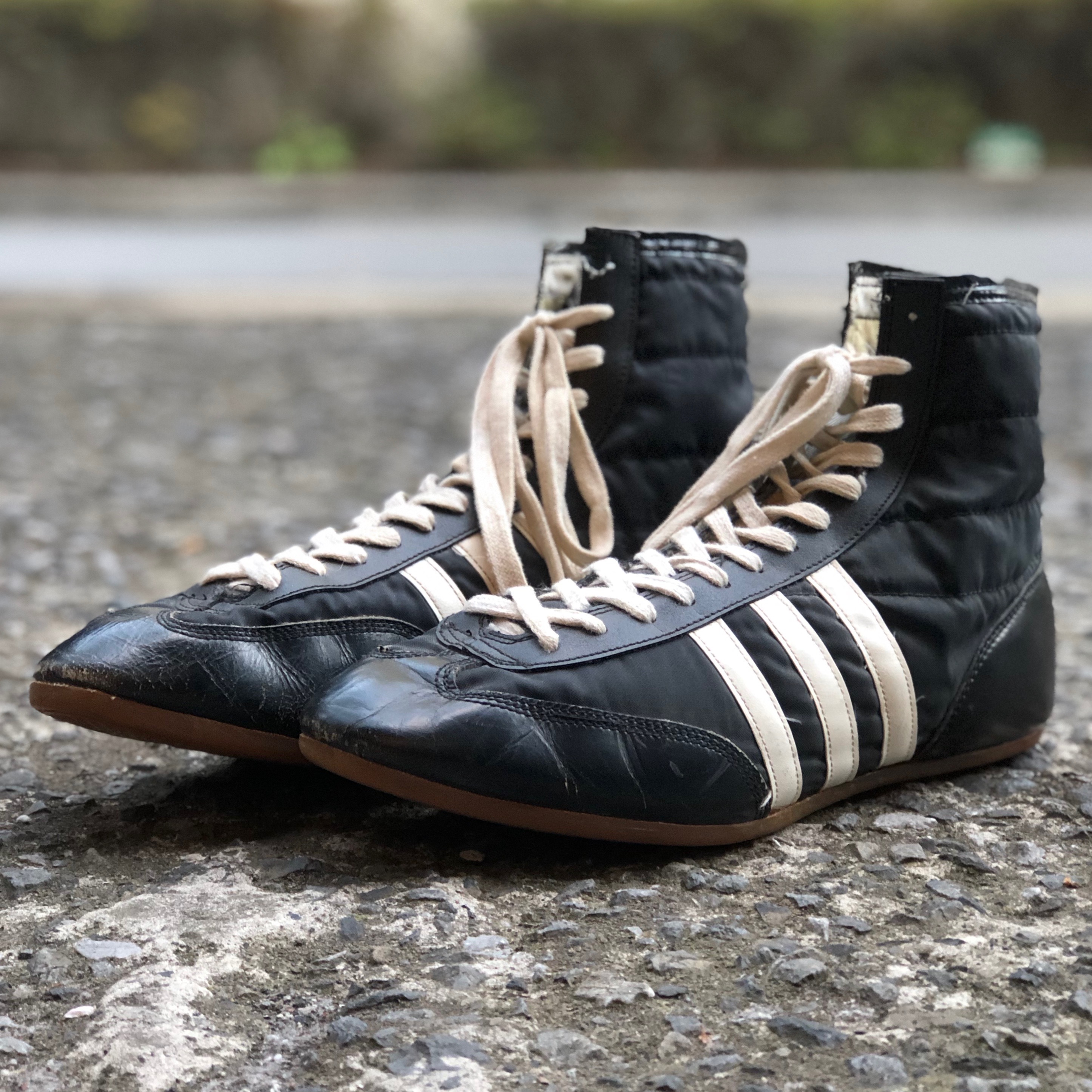 vintage adidas wrestling shoes