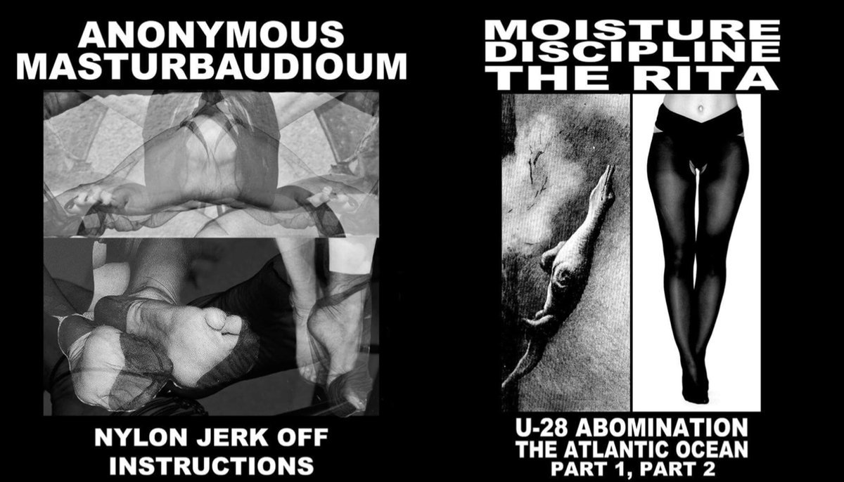 Moisture Discipline & The Rita - U-28 Abomination, The Atlantic Ocean / Anonymous Masturbaudioum - Nylon Jerk Off Instructions Tape - 画像1