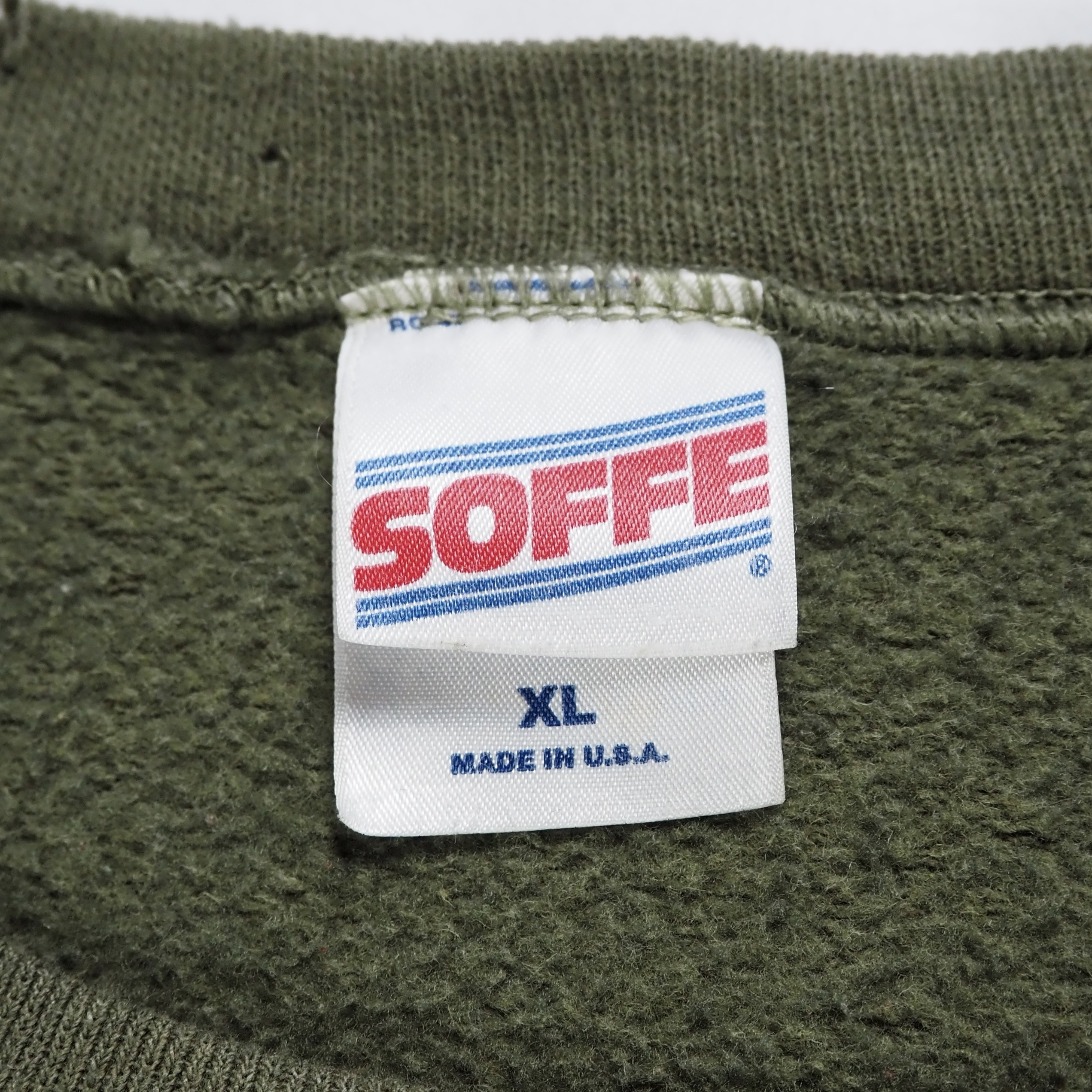 90’s USMC スウェット XL オリーブ の画像 10