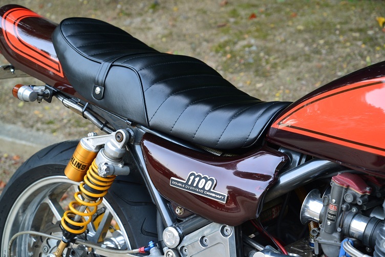 ゼファー　７５０　茶ツートン　タックロールシート/ブラウン ゼファー 750 茶ツートン タックロールシート/ブラウン