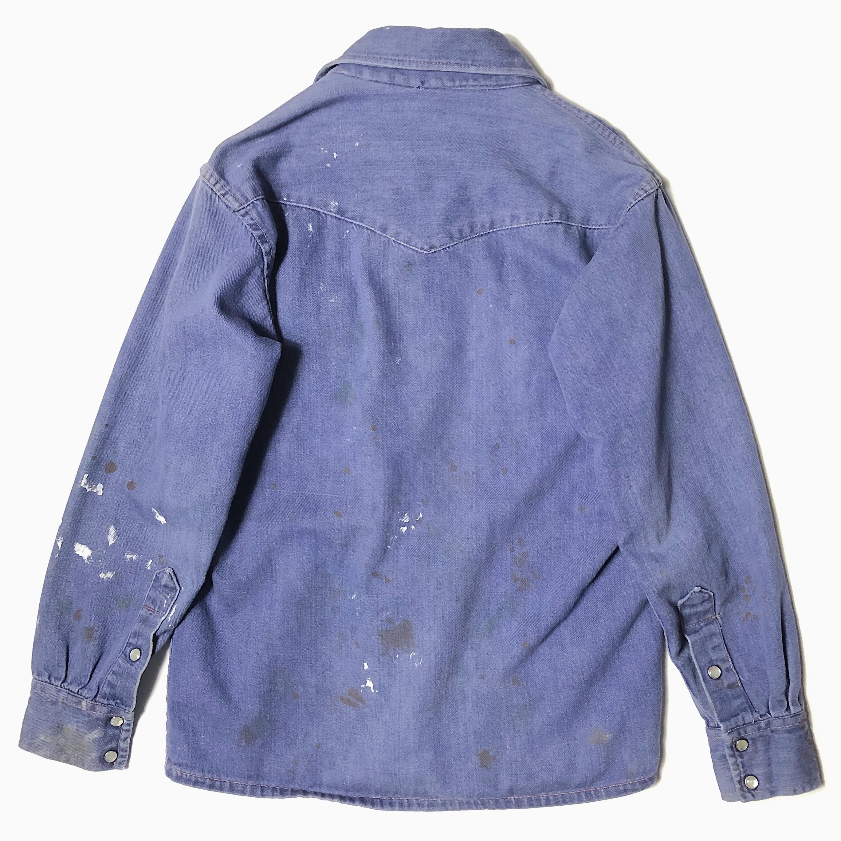 Vintage 70's Grunge Denim Shirt の画像 2