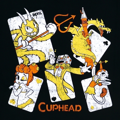 Cuphead カップヘッド Tシャツ E エンスカイ Controller Company Official Online Store Cuphead カップヘッド Tシャツ E エンスカイ Controller Company Official Online Store