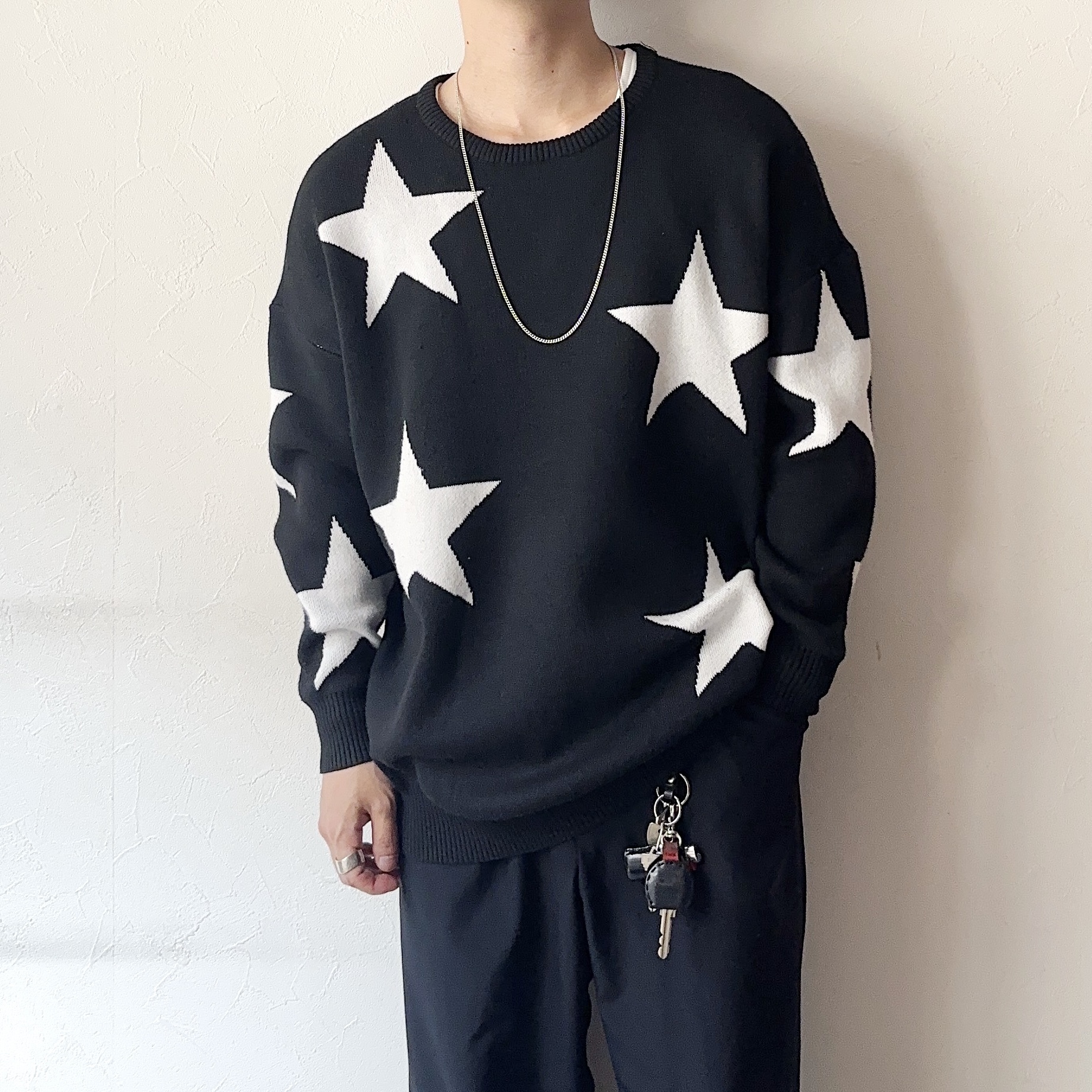 Vintage 80〜90's "Star"  Knit Sweater の画像 3