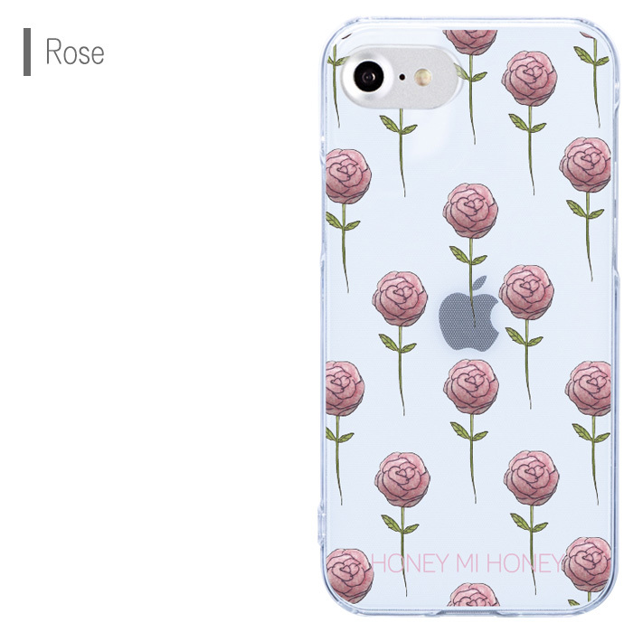 メール便 送料無料 Iphonese 第2世代 Iphone8 Iphone7 6s 6 Honey Mi Honey クリア ケース カバー ハード ハードケース クリアケース グッズ ハニーミーハニー 簑島三佳 ハート リップ 花柄 ヒョウ柄 アイフォン Iphone 8 7 Se 2 スマホカバー スマホケース