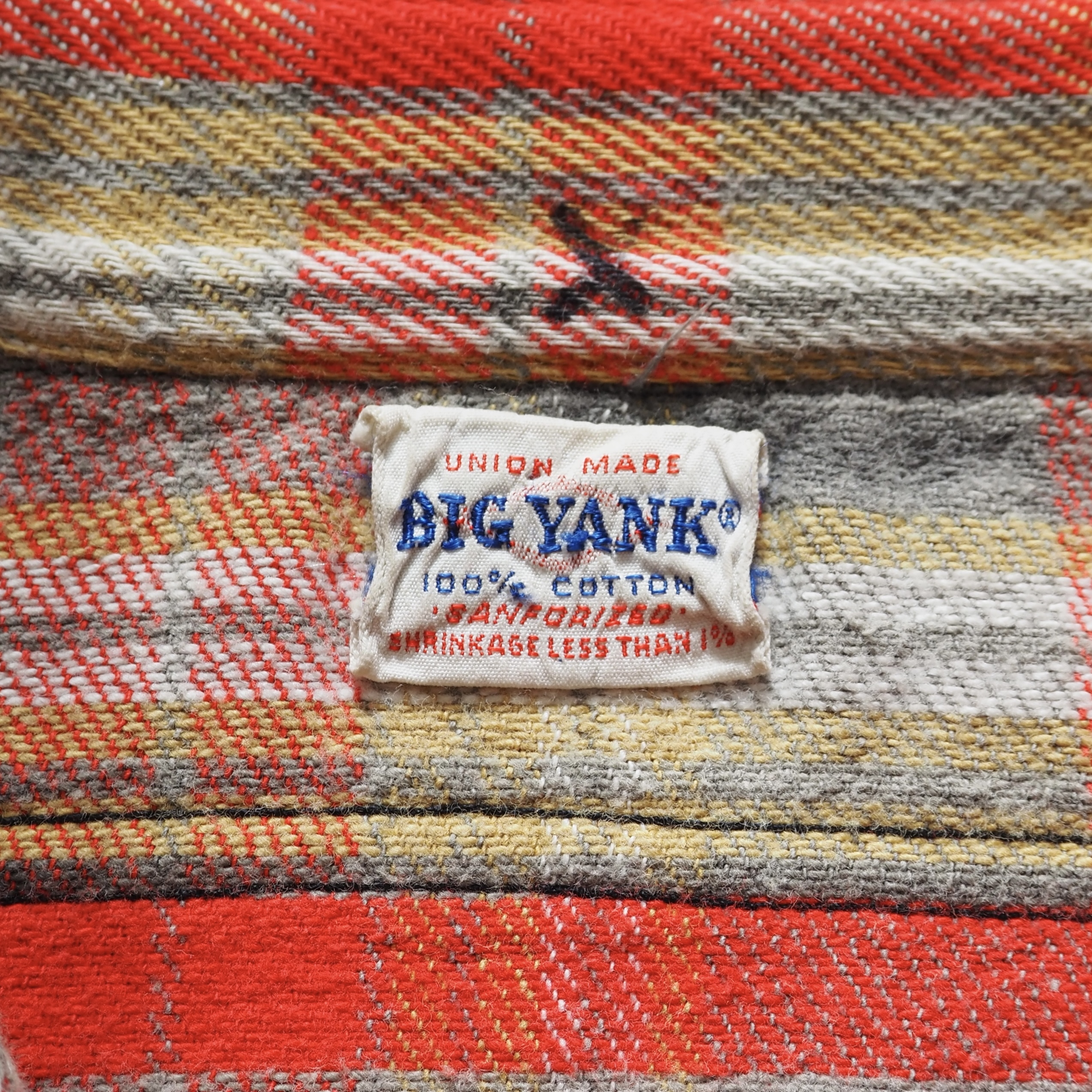 50’s Big Yank マチ付きヘヴィネル の画像 10