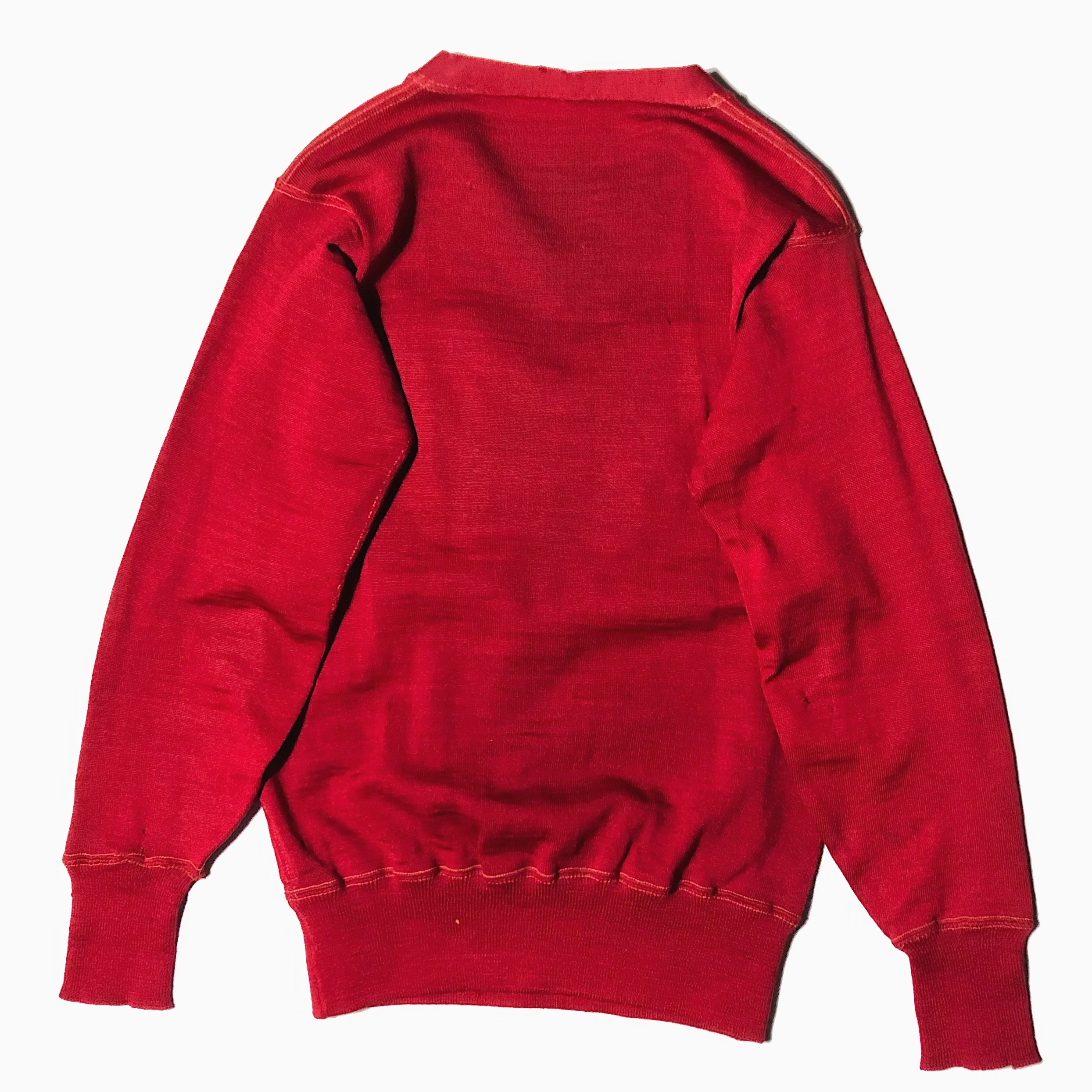 Vintage 40's【SAND KNIT】Lettered Knit Sweater の画像 2