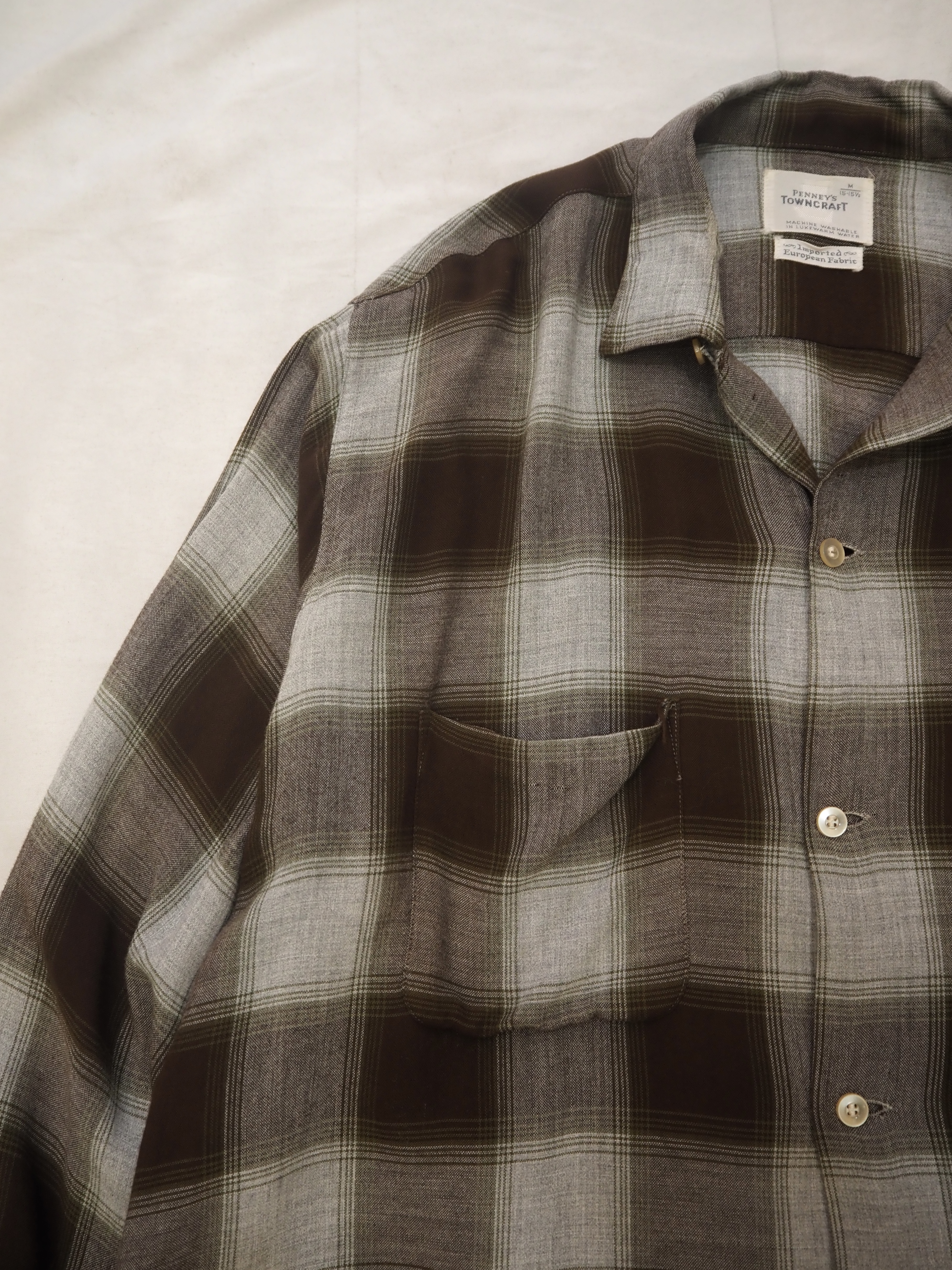 60’s Towncraft Rayon Shirt “Ombré” の画像 3