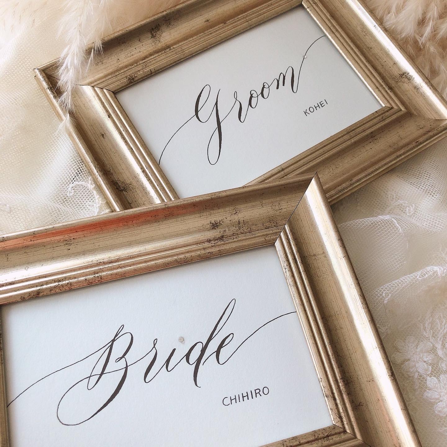 アンティーク調 結婚式 受付サインセット Bride&Groom musette アンティーク調 結婚式 受付サインセット Bride&Groom musette