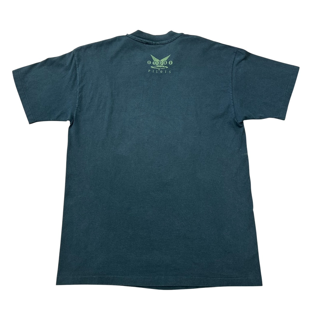 90s STONE TEMPLE PILOTS Logo T-Shirt Black Fade XL の画像 2