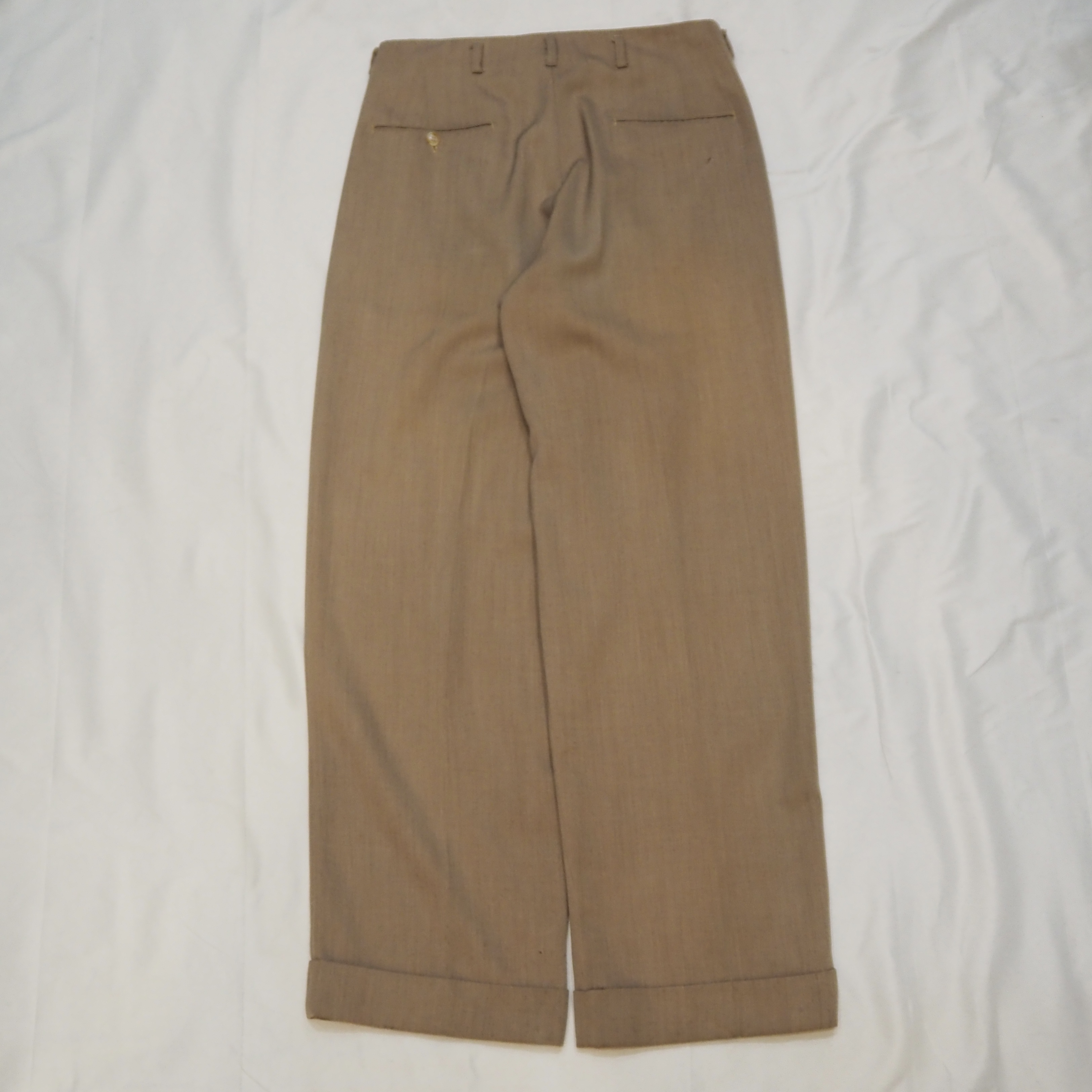 50’s Vintage Wool Slacks 30×30 の画像 13