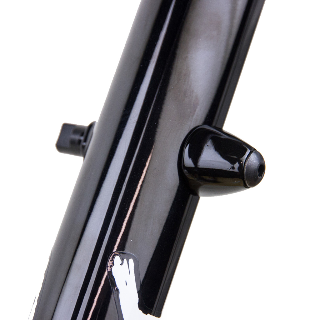 *BLUE LUG* downtube shift boss cover (black) Fergie Cycle