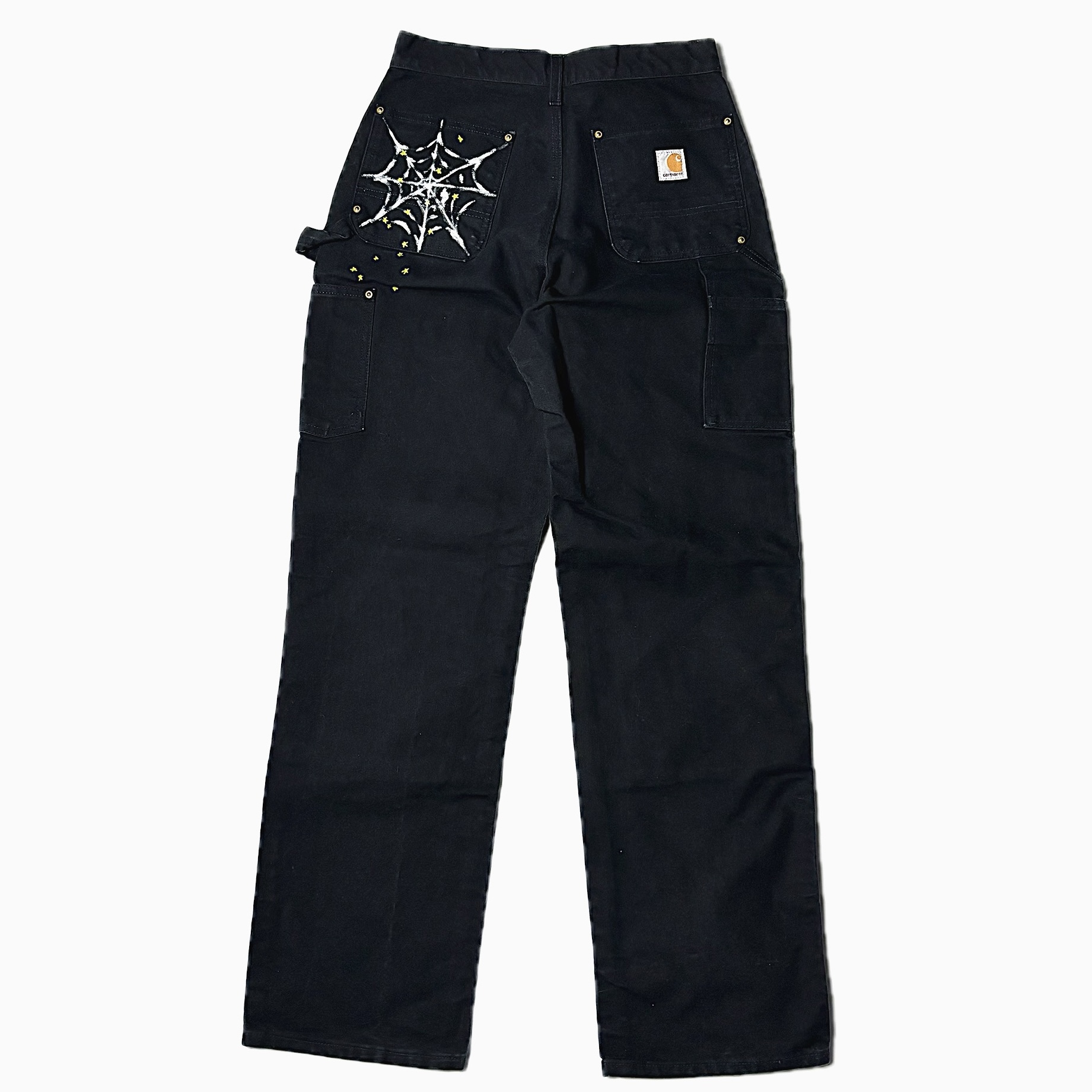 Y2K【Carhartt】"Spider" Painted Double Knee Painter Pants の画像 2
