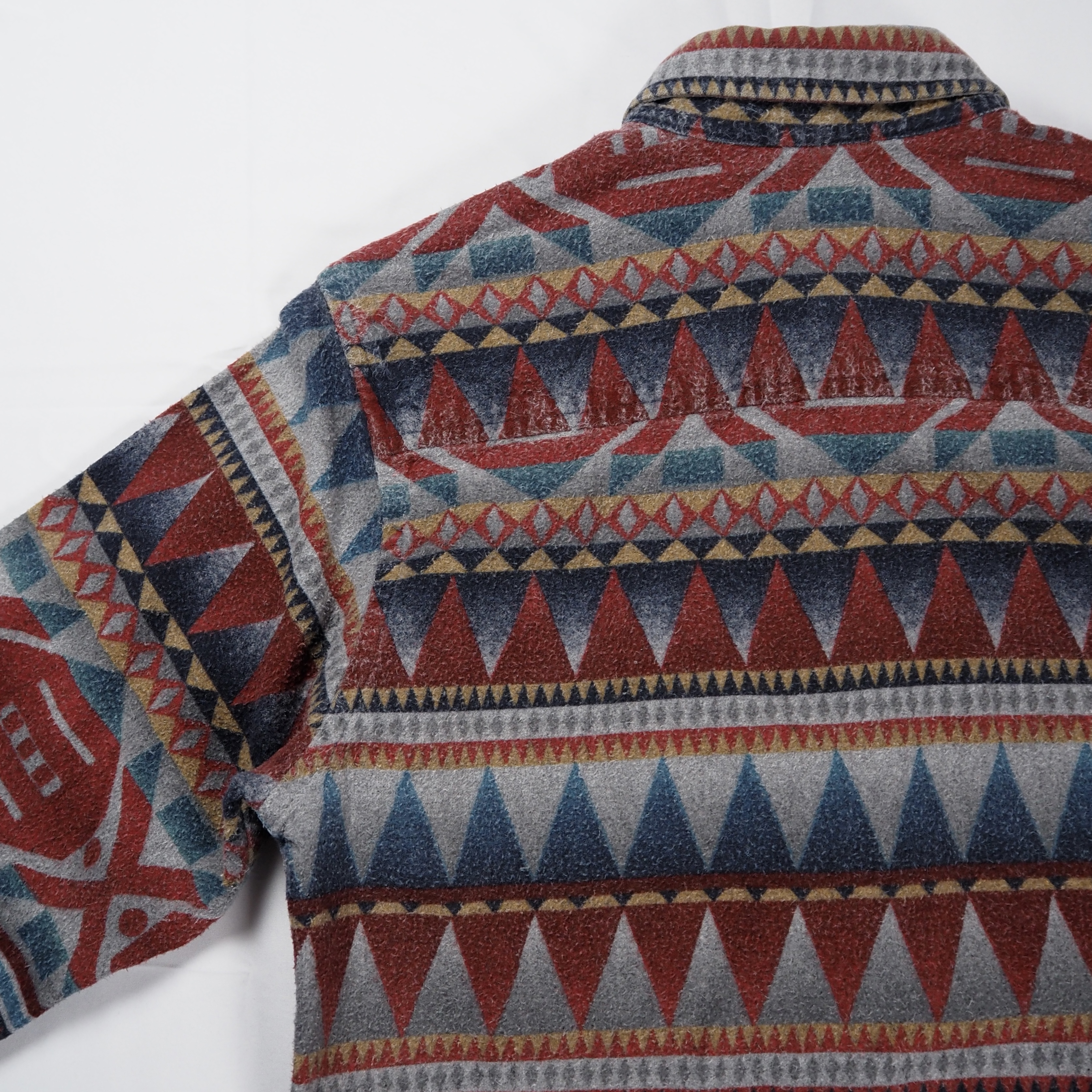 90’s L.L. Bean シャモアクロスシャツ ネイティブ柄 Sサイズ オンライン限定商品 の画像 13