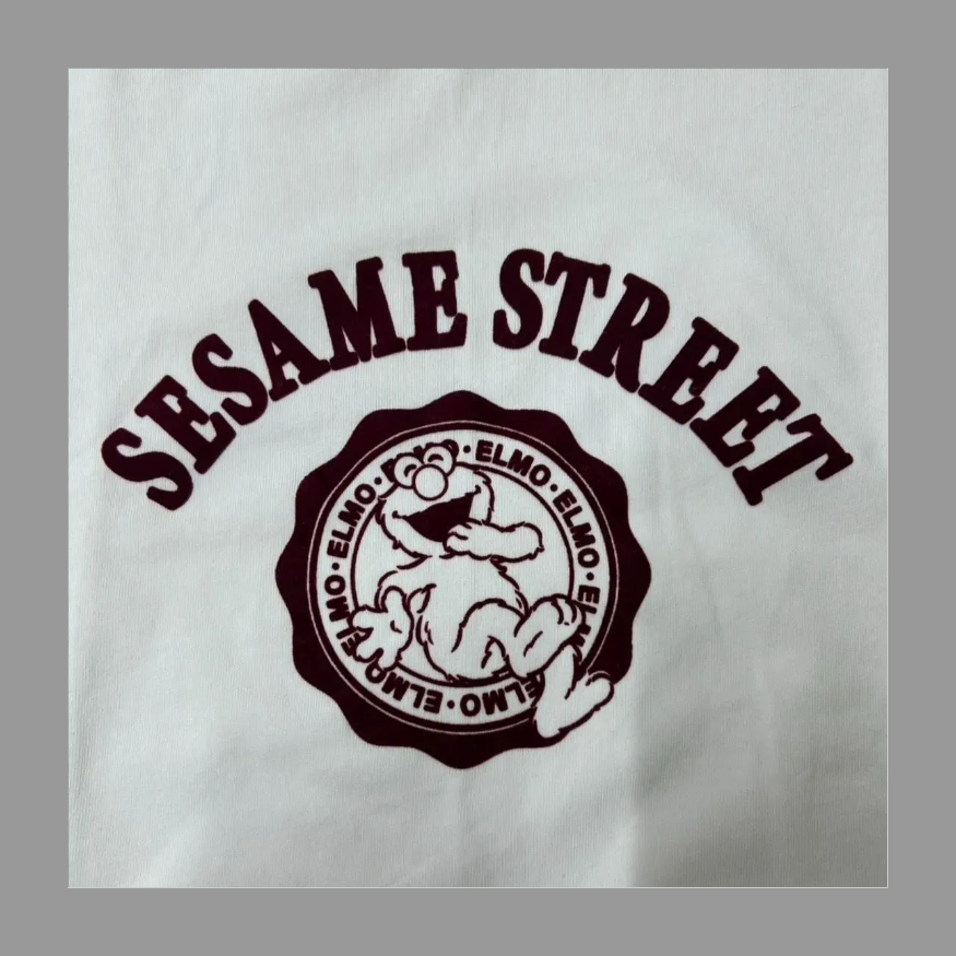ミラオーウェン セサミストリート Tシャツ エルモ ホワイト F の画像 4