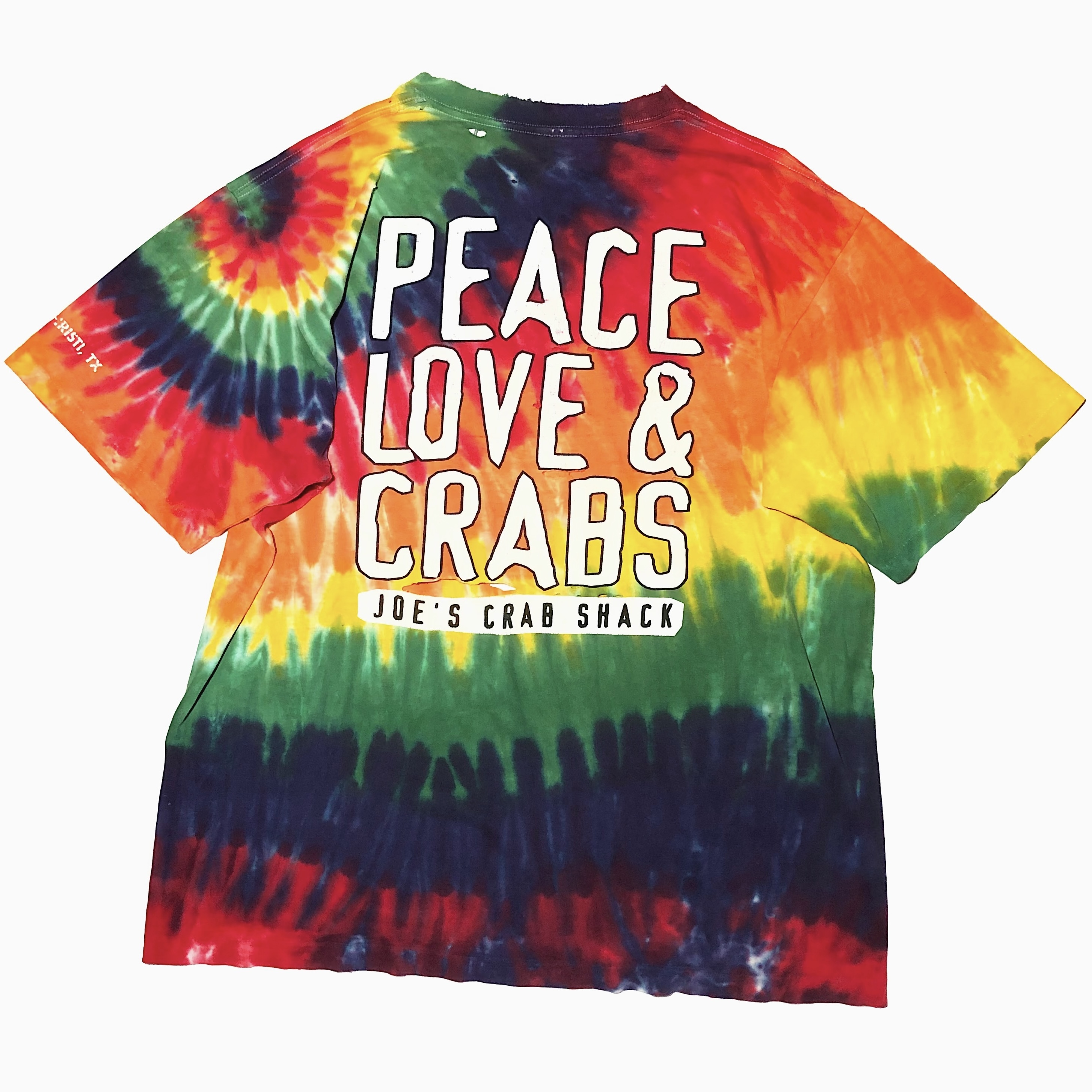 Vintage 90's "PEACE" Grunge Tie Dye T-shirt の画像 2