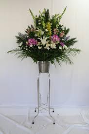 お供え用・お通夜用・告別式用生花スタンド1段