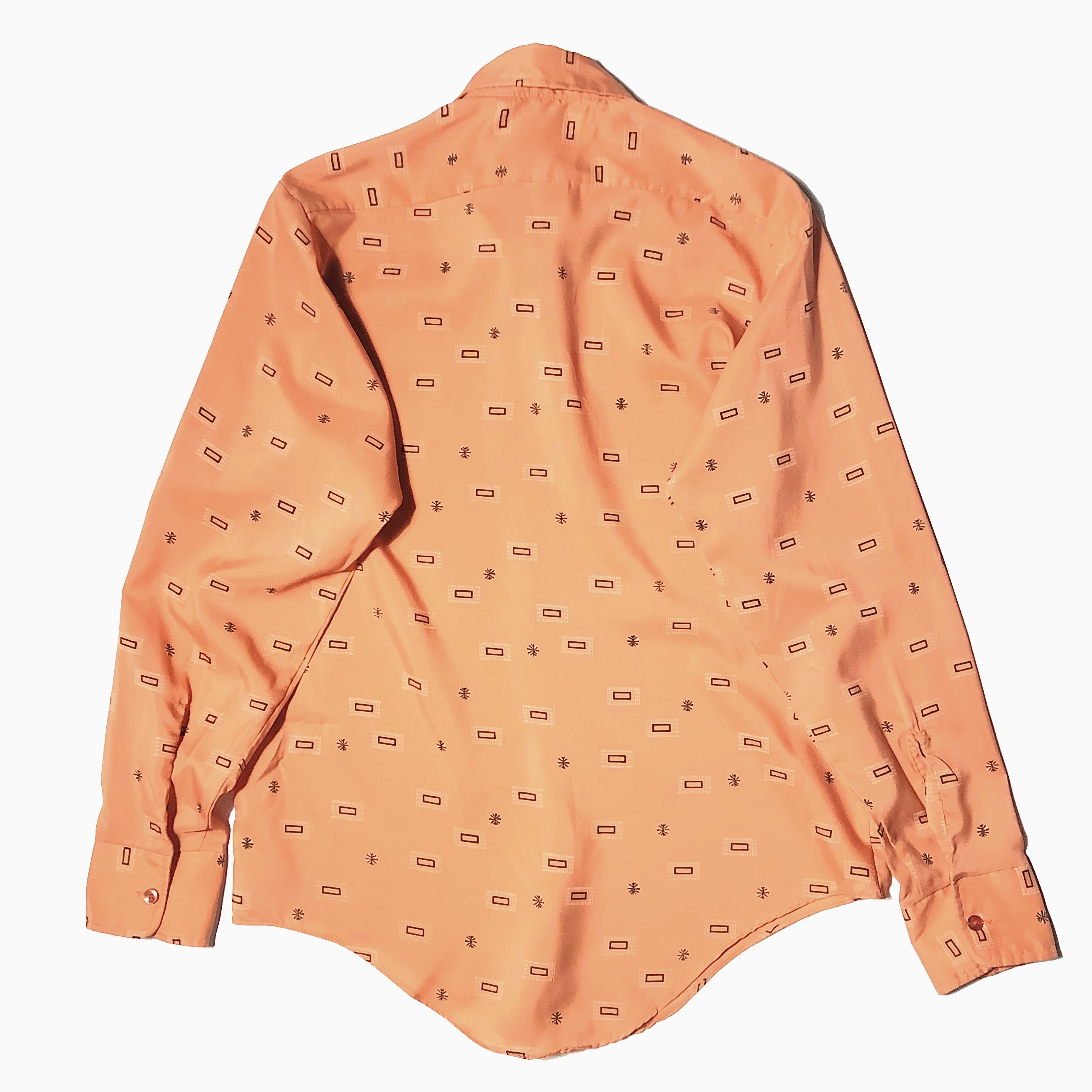 Vintage 70's【Manfit by CAMPUS】Patterned Shirt の画像 2