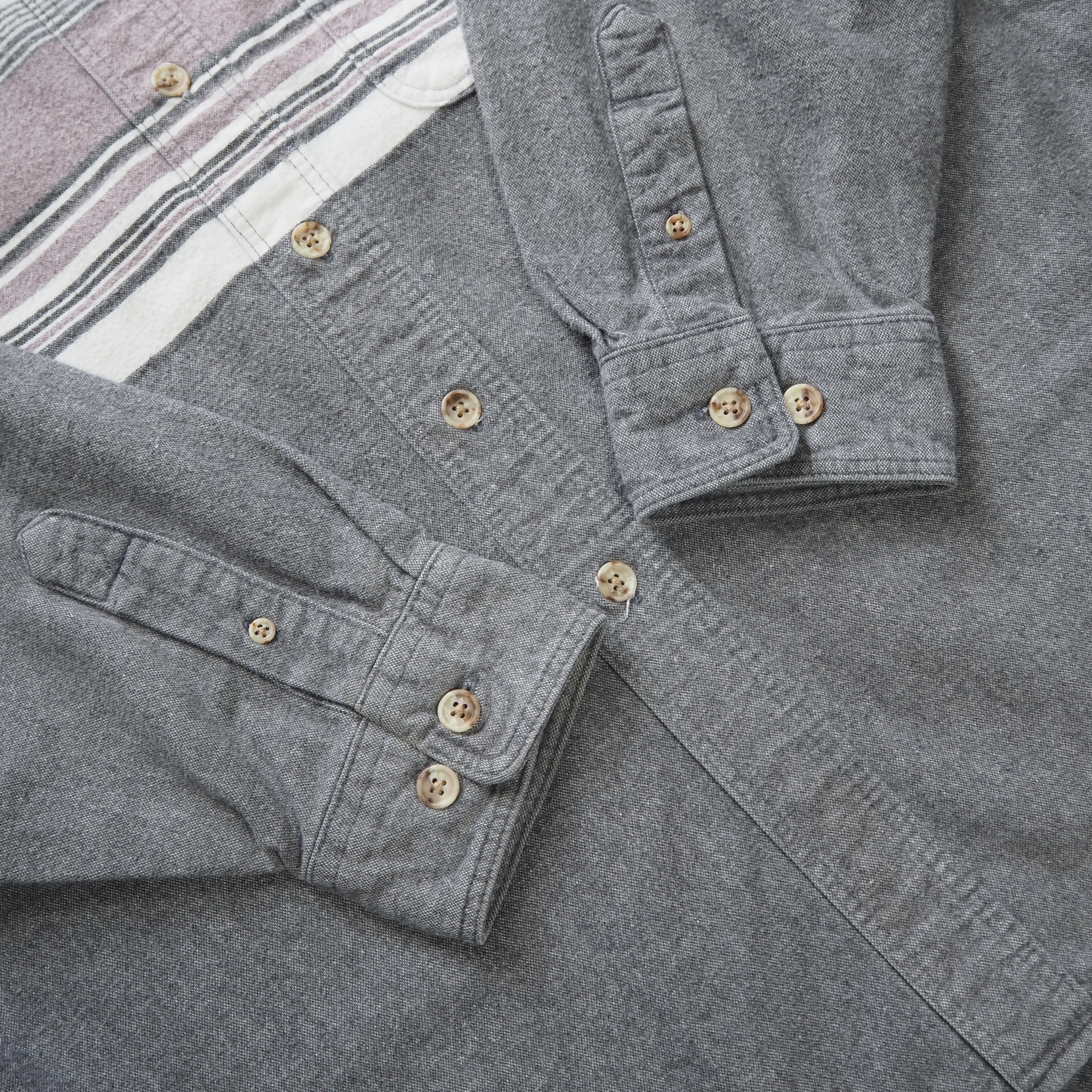 90’s Eddie Bauer コットンフランネルシャツ Lサイズ の画像 11