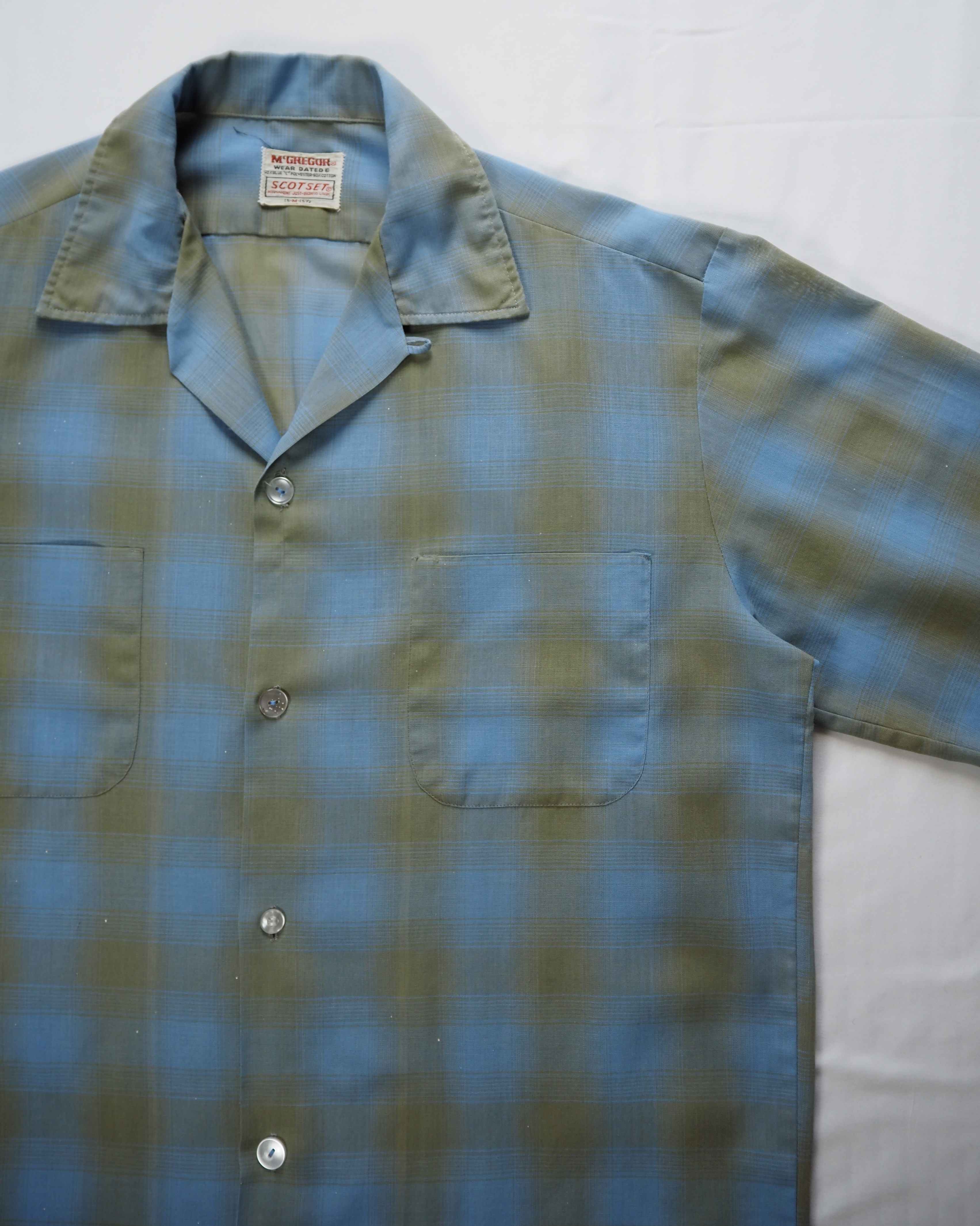 60’s McGregor オンブレシャツ ポリコットン の画像 9